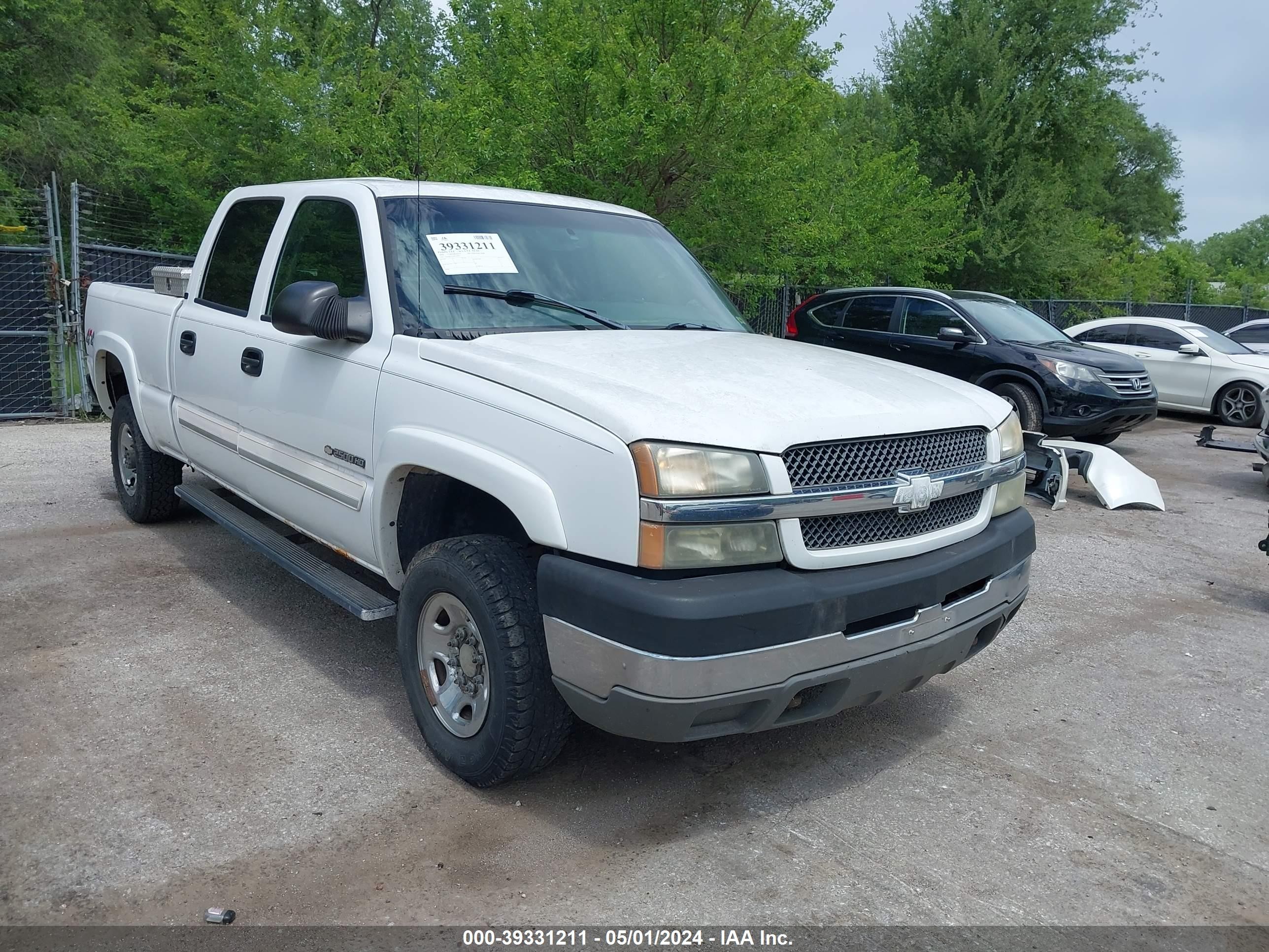 CHEVROLET SILVERADO 2004 1gchk23u44f190542