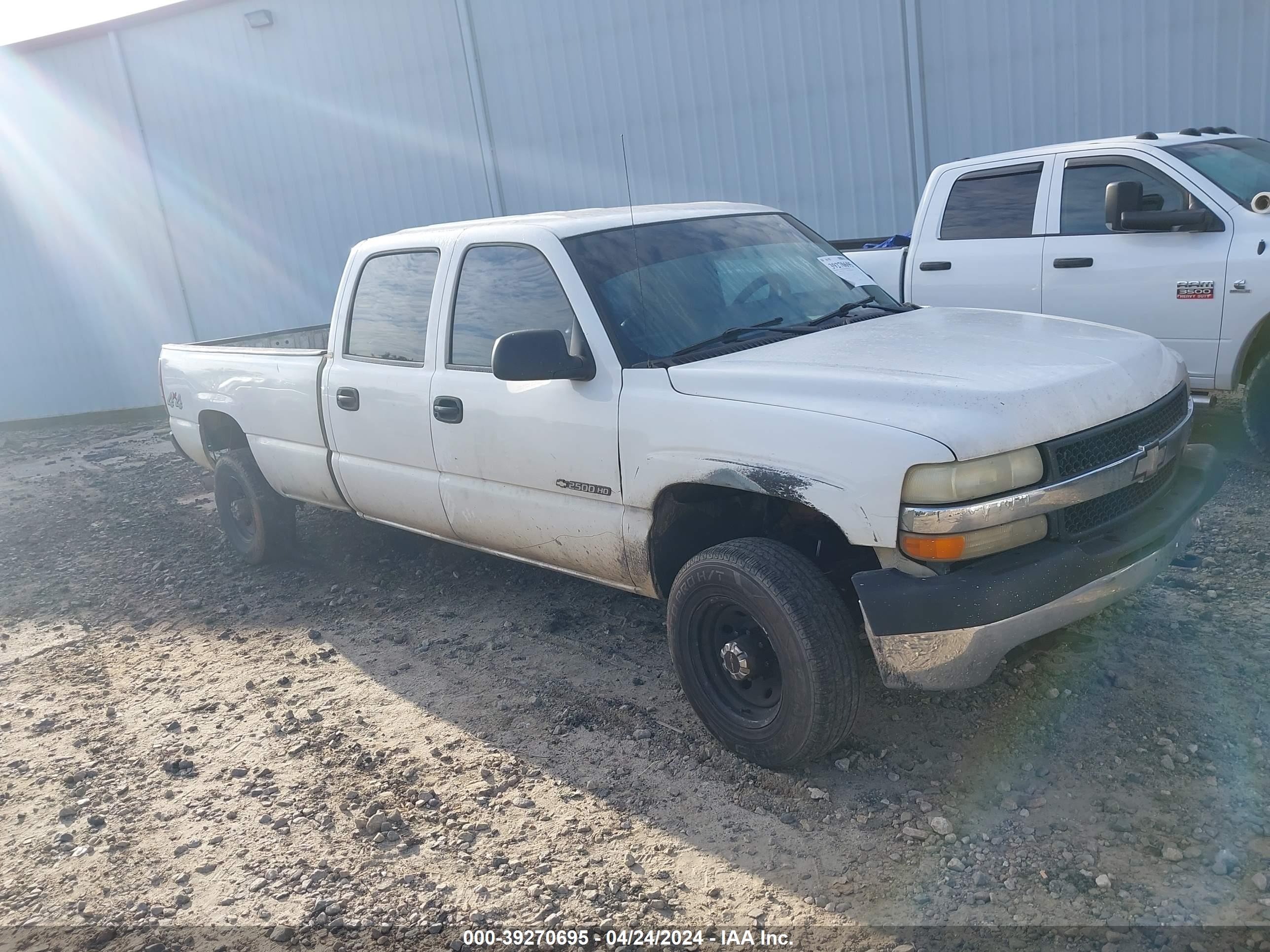 CHEVROLET SILVERADO 2002 1gchk23u62f207239