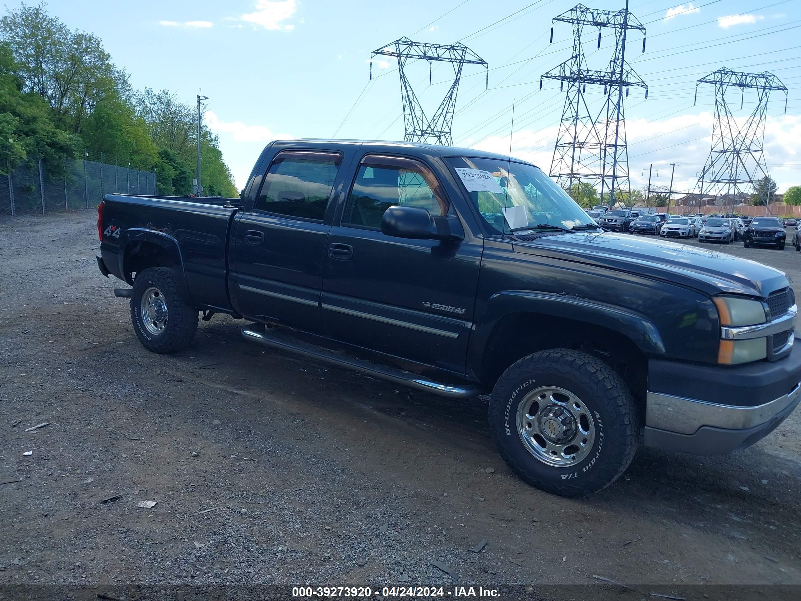 CHEVROLET SILVERADO 2003 1gchk23u63f228531