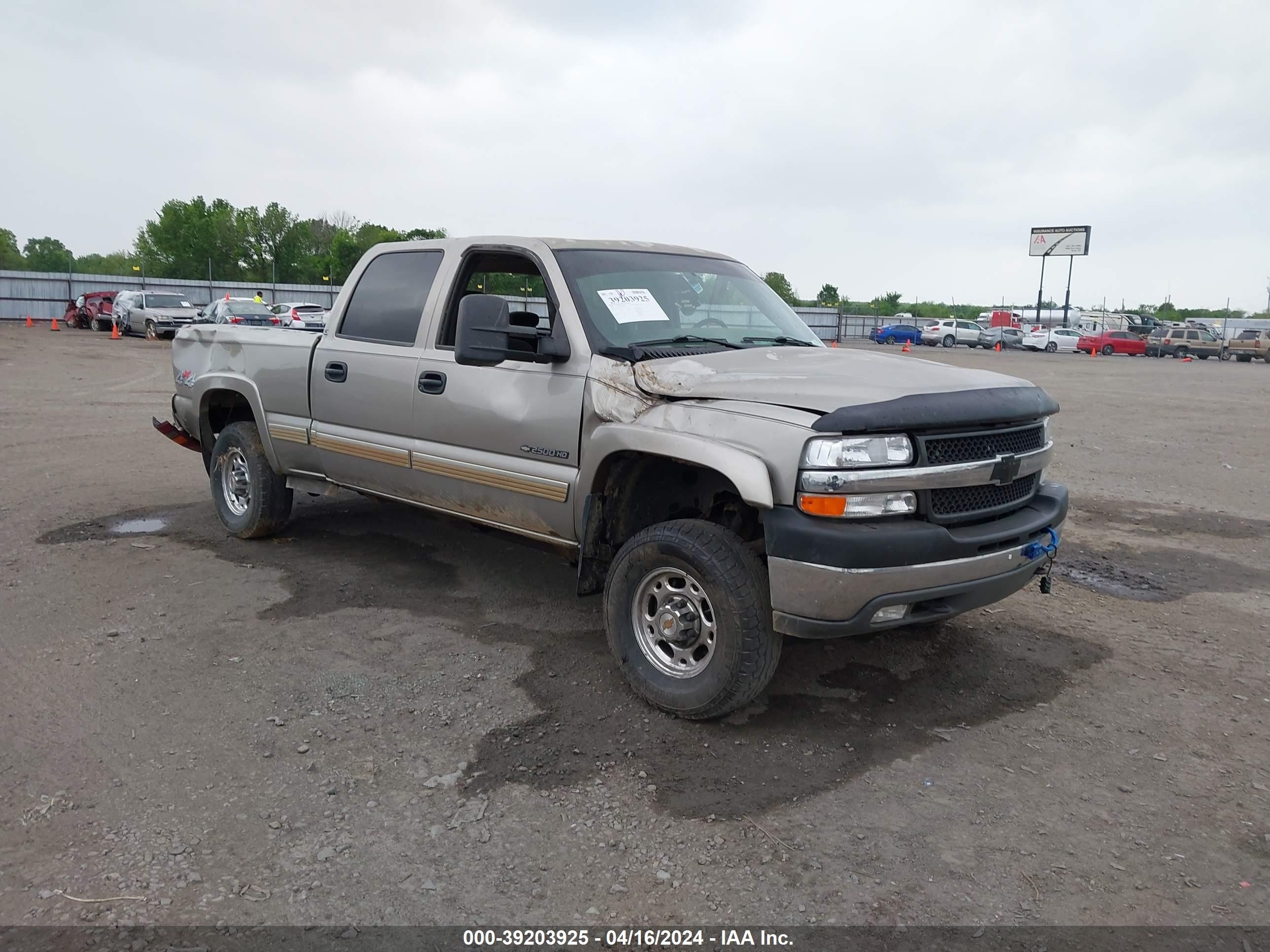 CHEVROLET SILVERADO 2001 1gchk23u71f177635