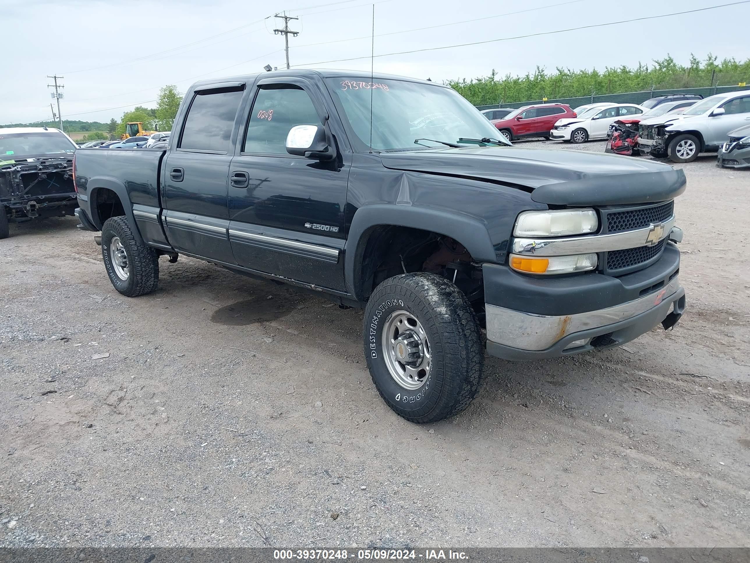 CHEVROLET SILVERADO 2002 1gchk23u72f106209