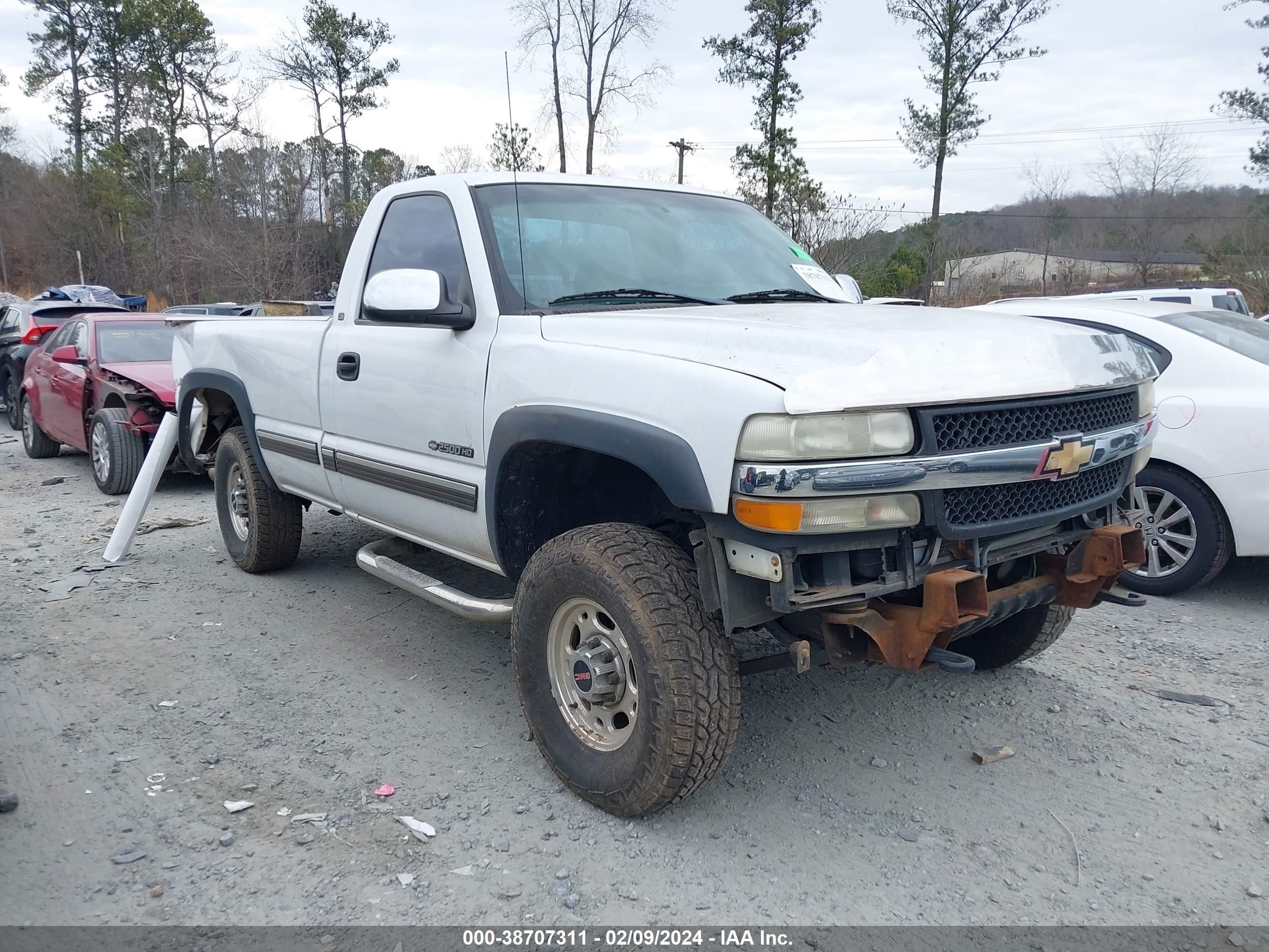 CHEVROLET SILVERADO 2001 1gchk24g21e240512