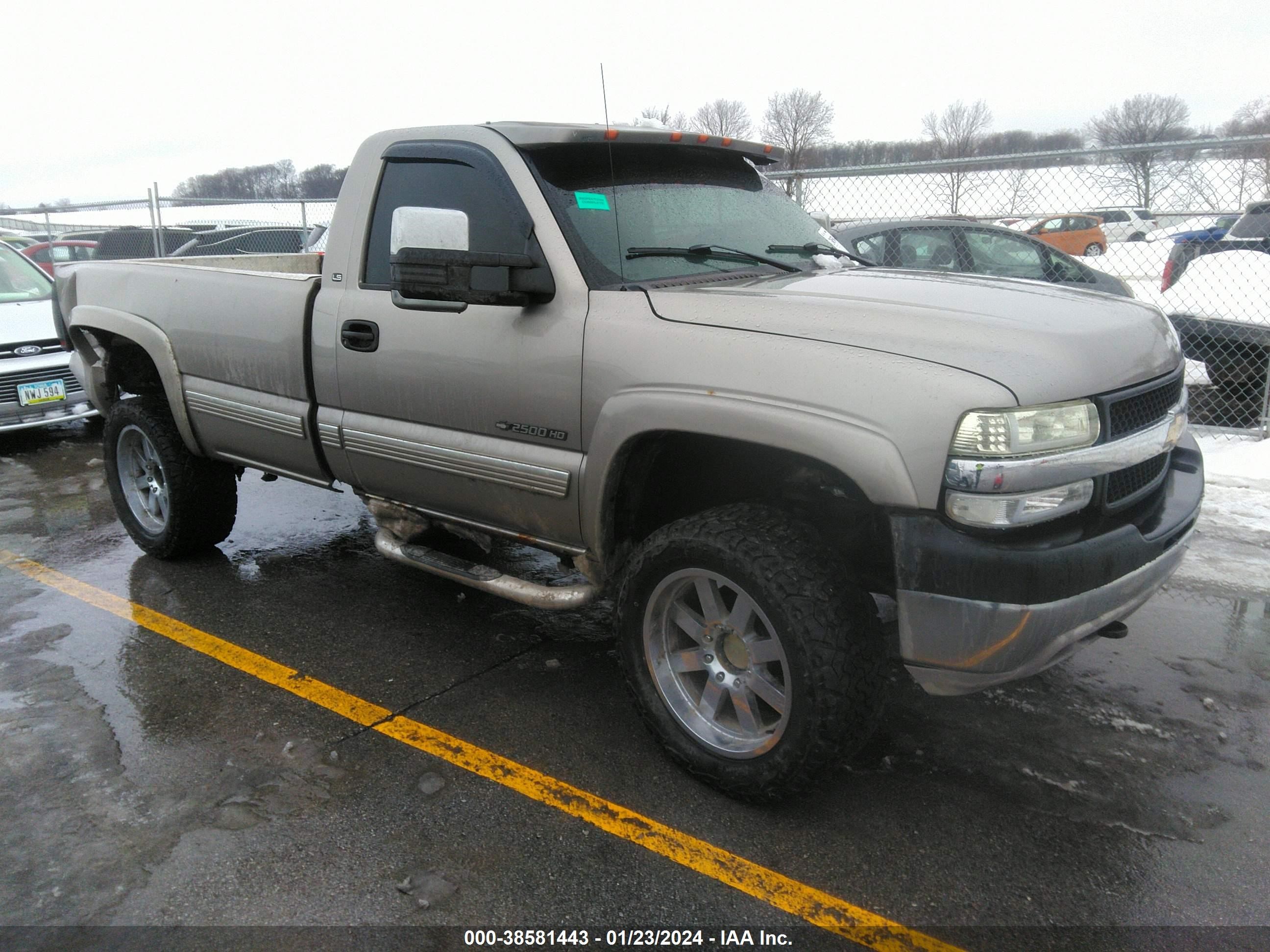 CHEVROLET SILVERADO 2002 1gchk24u32e161616