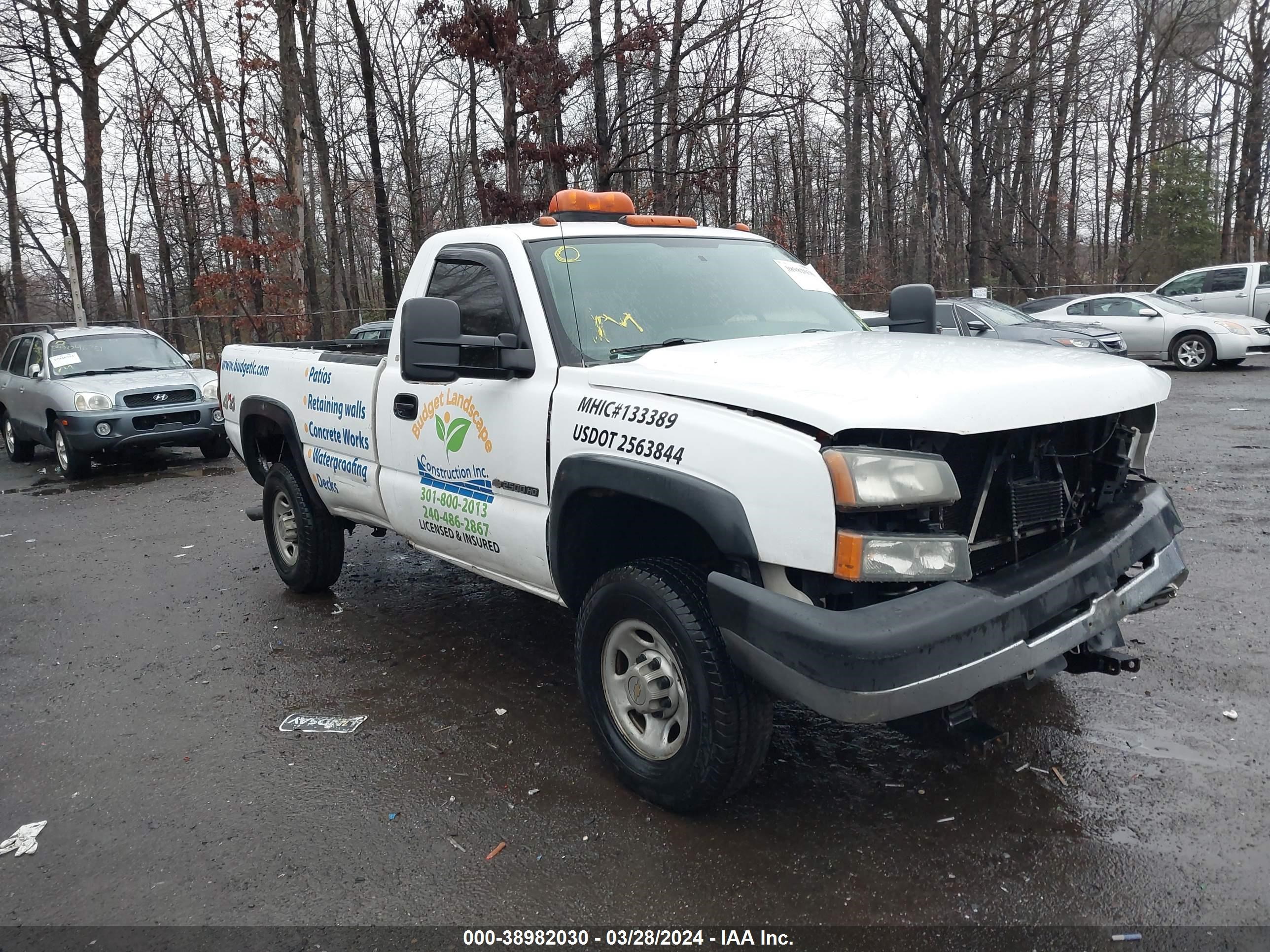 CHEVROLET SILVERADO 2005 1gchk24u45e284314