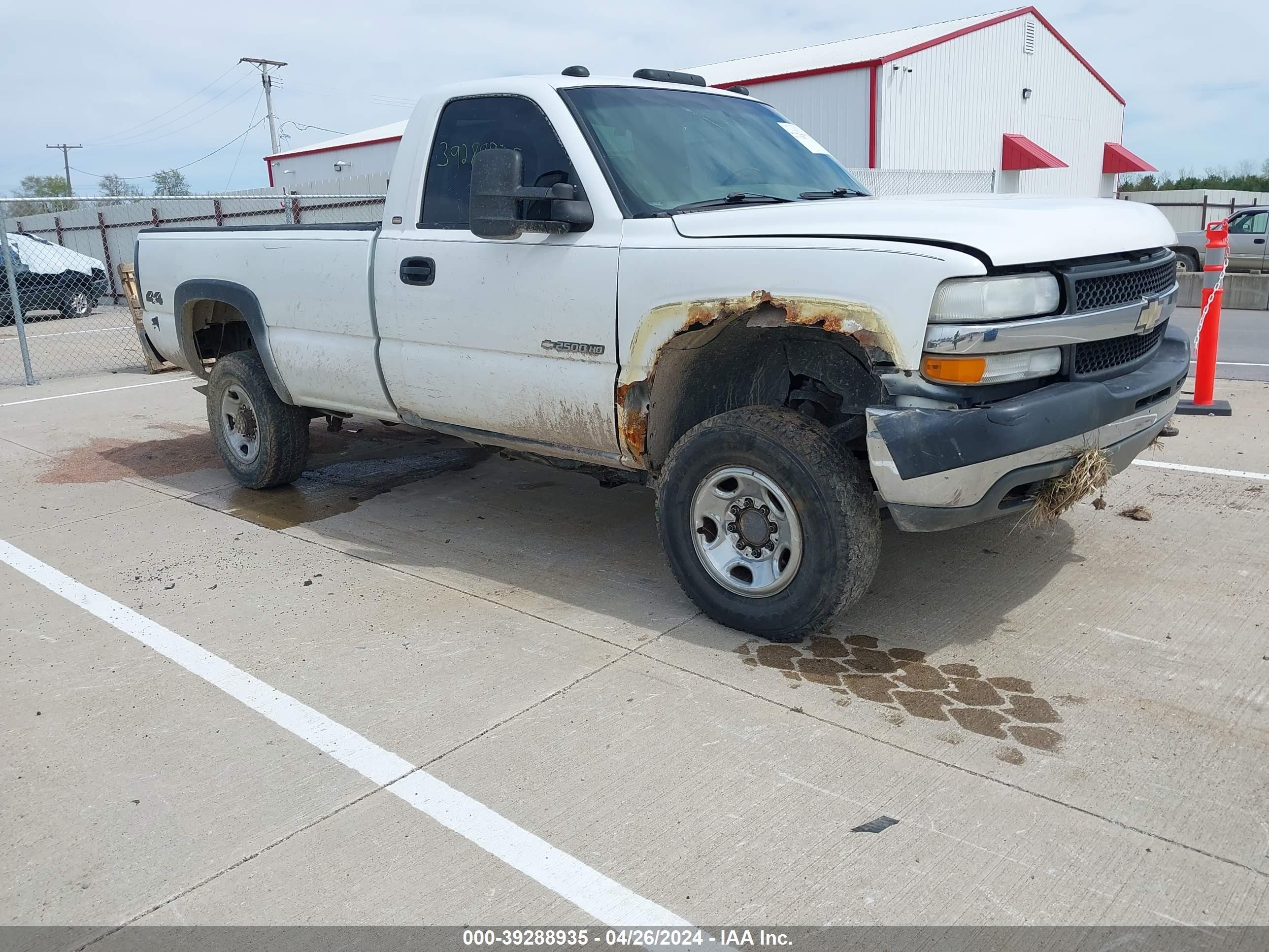 CHEVROLET SILVERADO 2001 1gchk24u51e143018