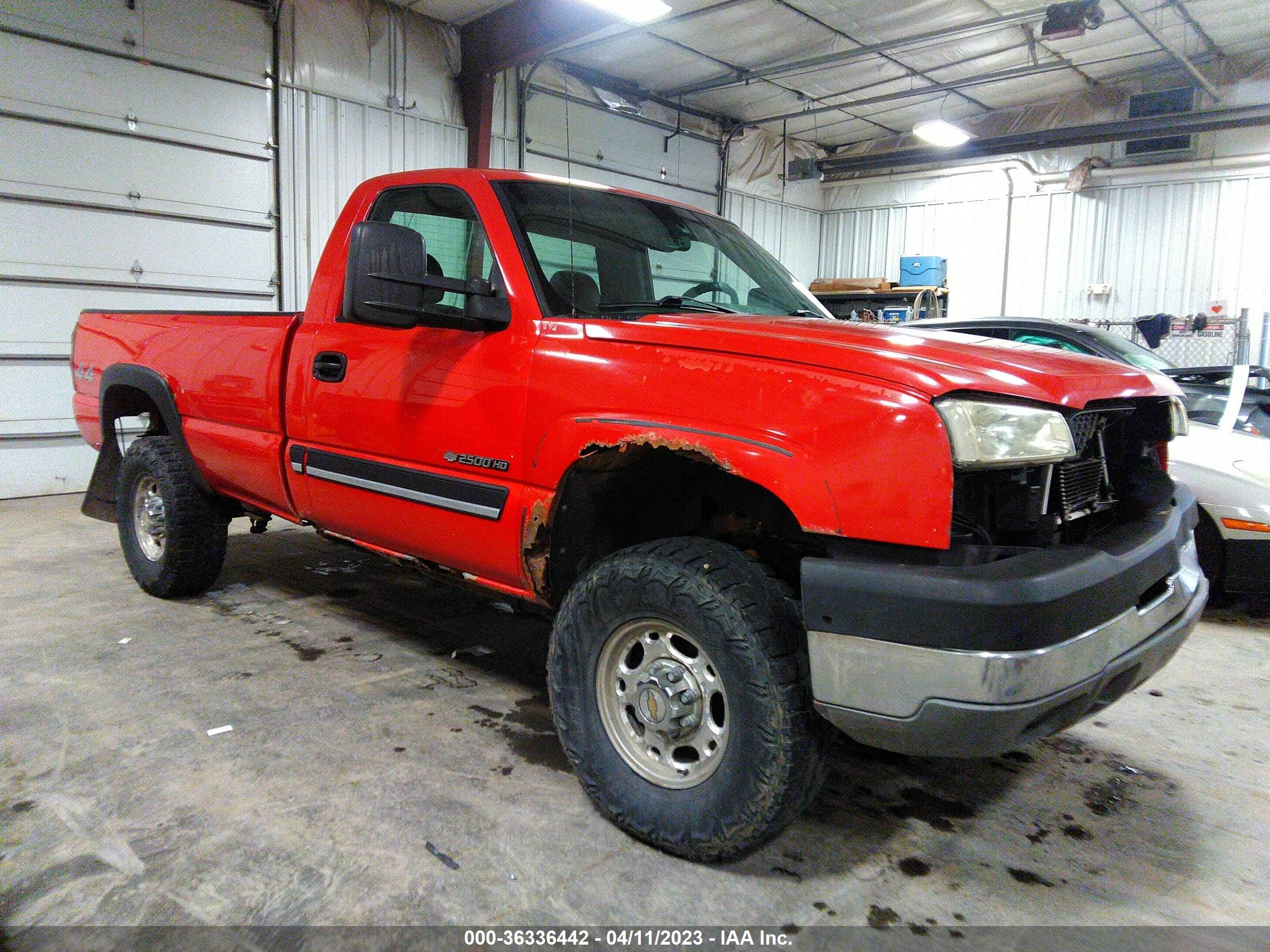 CHEVROLET SILVERADO 2003 1gchk24u53z124108