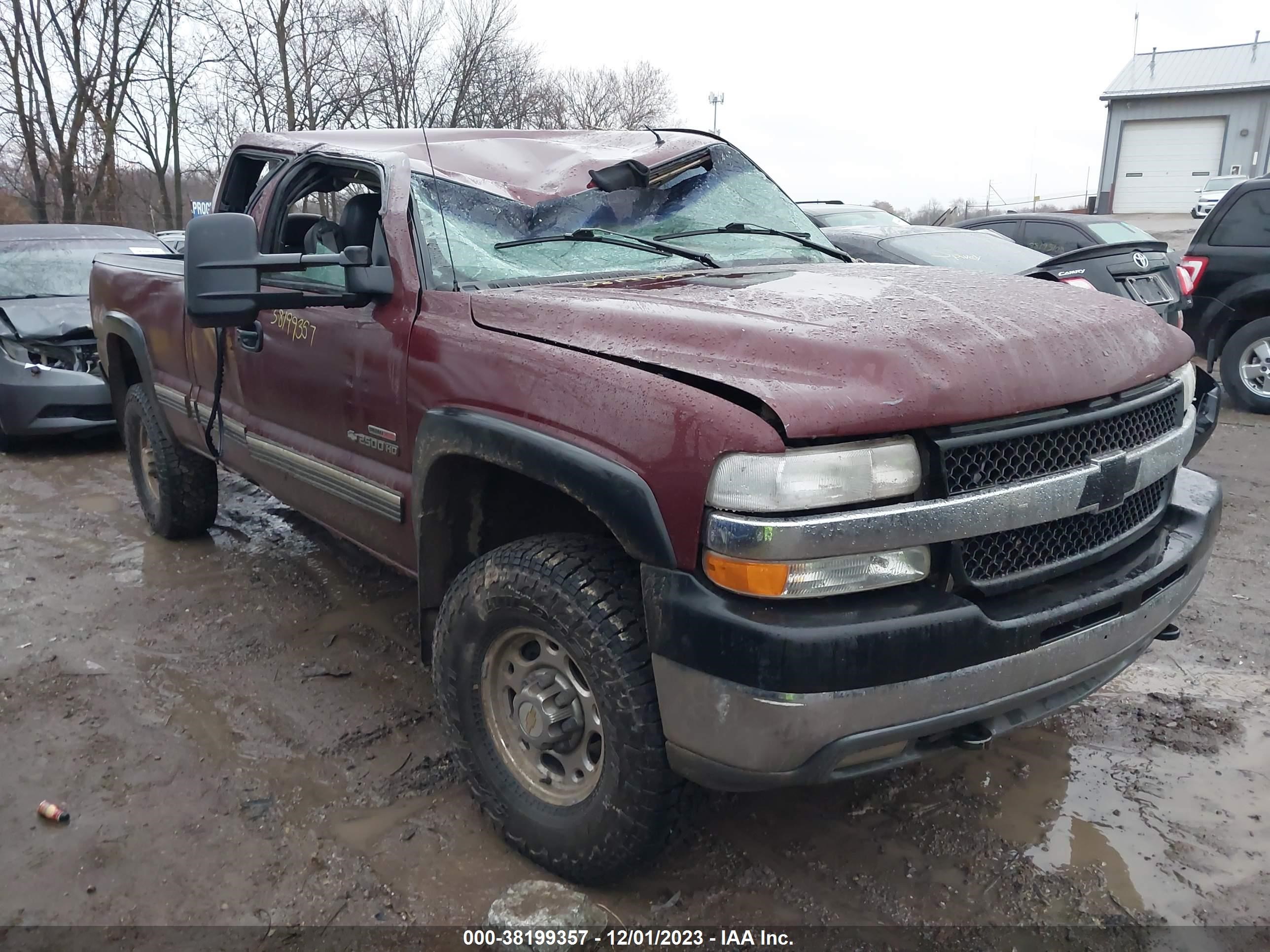 CHEVROLET SILVERADO 2002 1gchk29132e162702