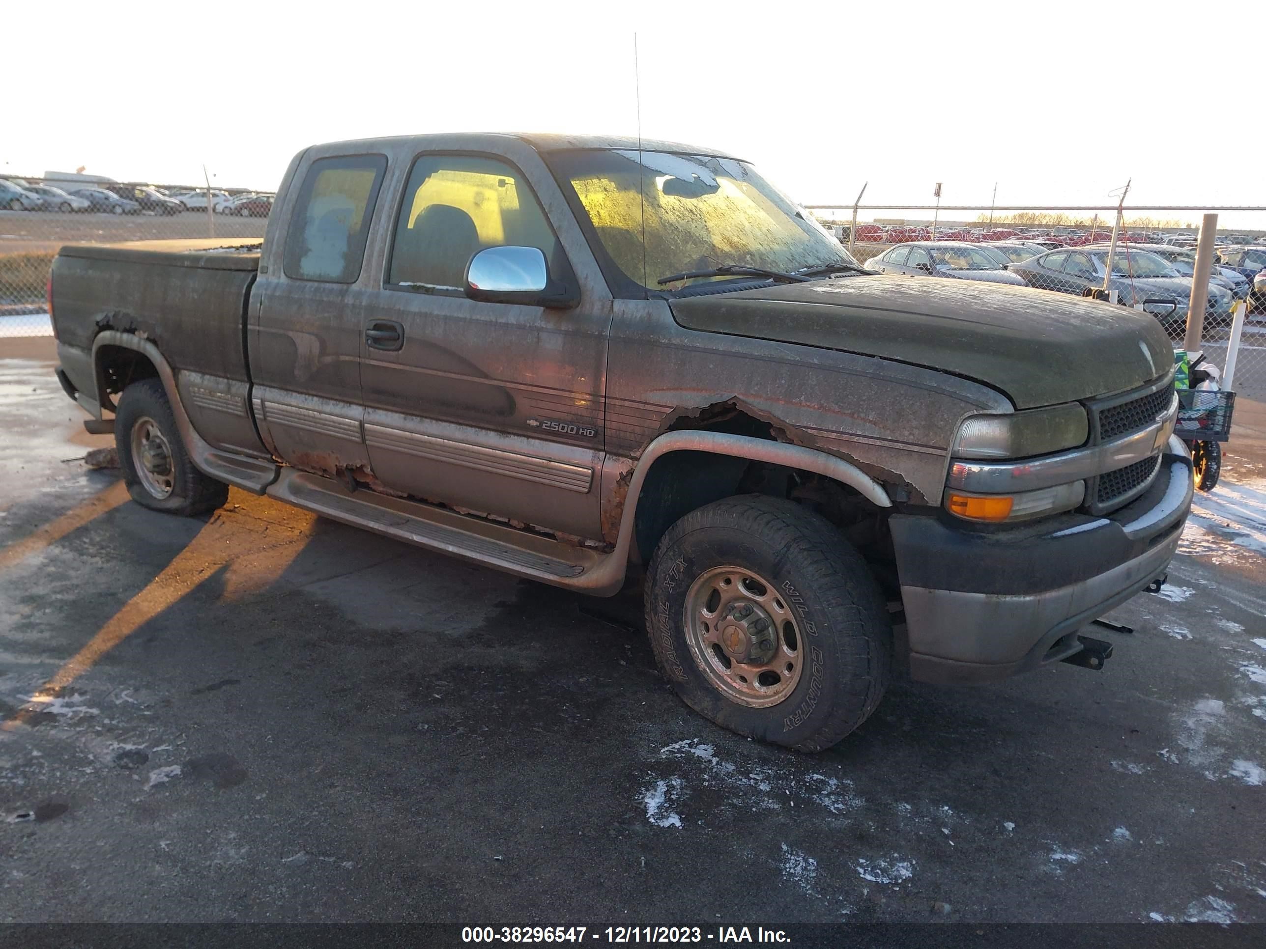 CHEVROLET SILVERADO 2001 1gchk29g01e192789