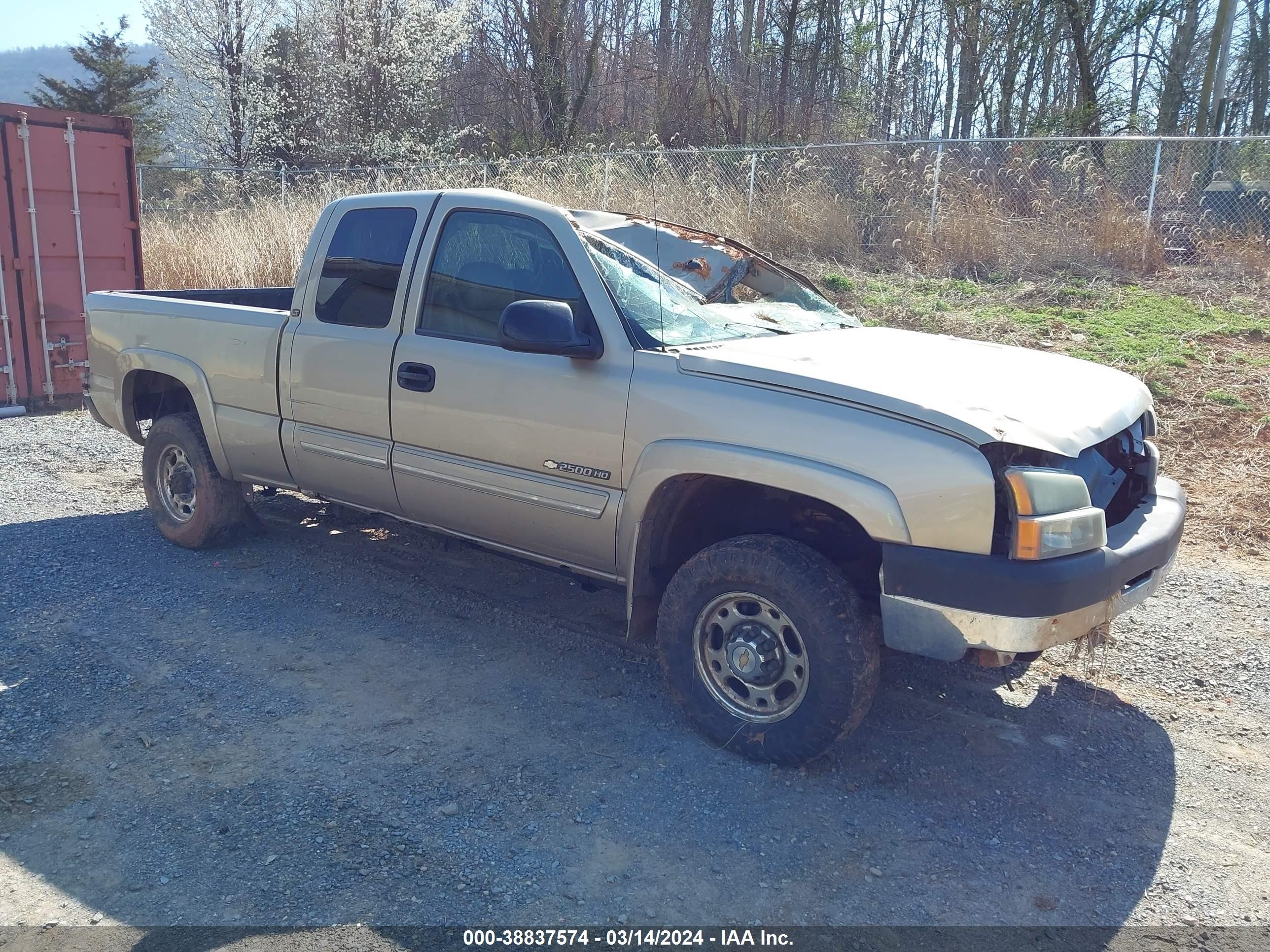 CHEVROLET SILVERADO 2003 1gchk29g73e297946