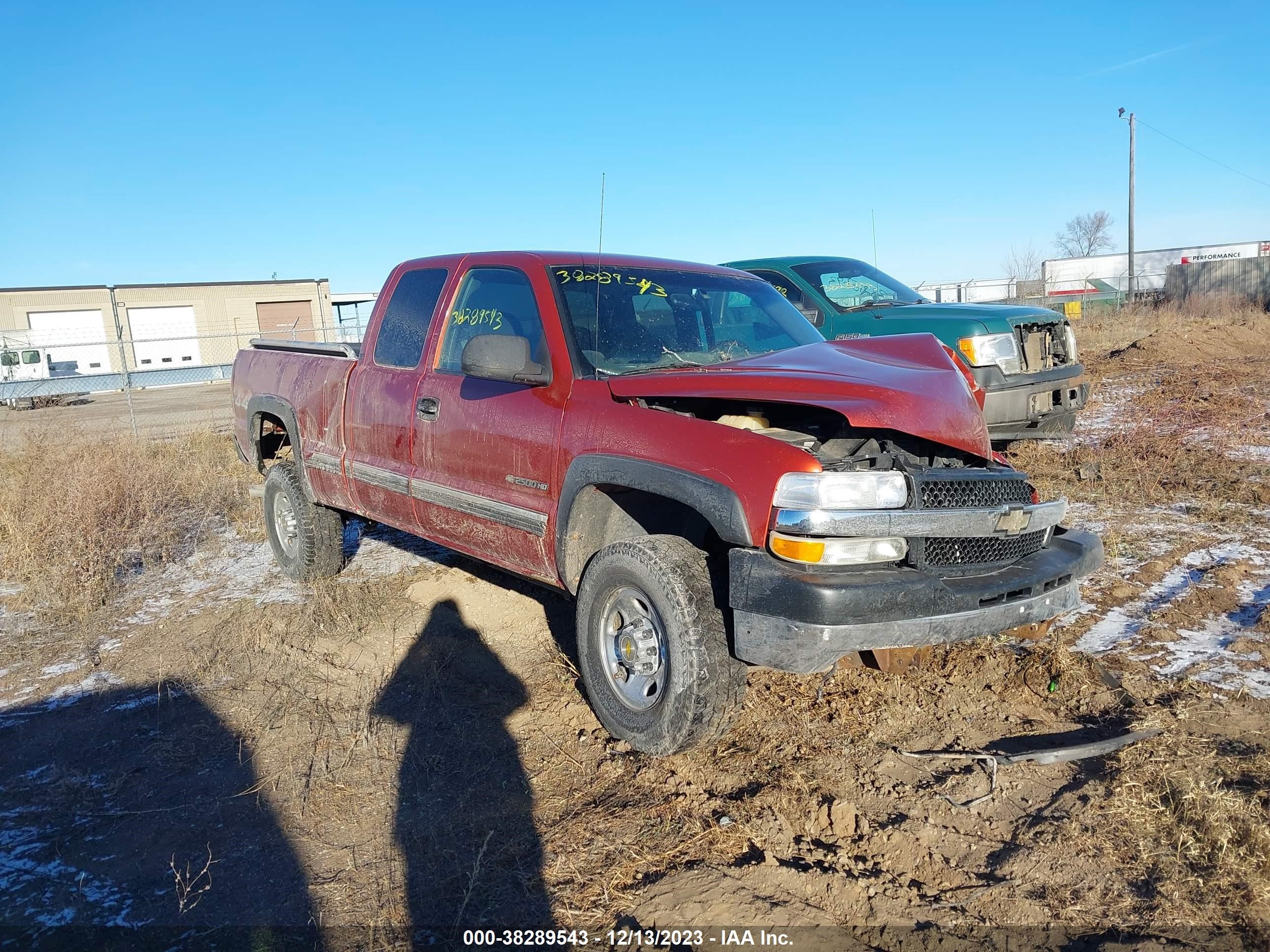 CHEVROLET SILVERADO 2001 1gchk29u21e295928