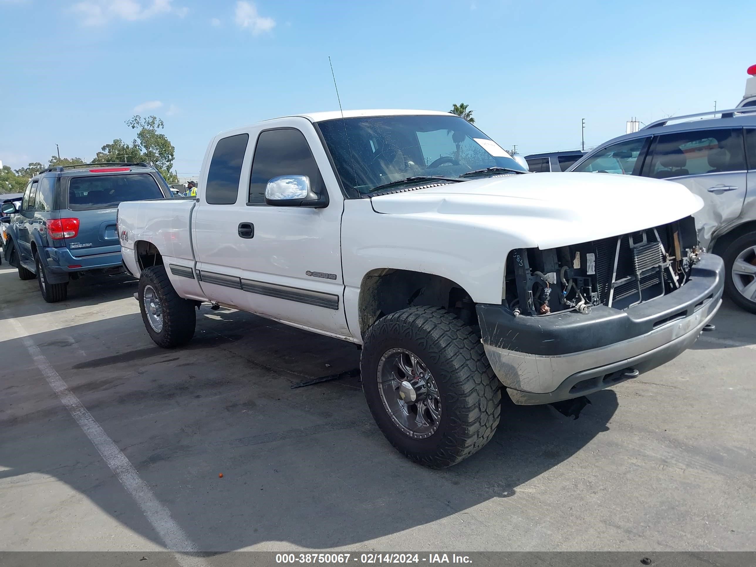 CHEVROLET SILVERADO 2002 1gchk29u22e239506