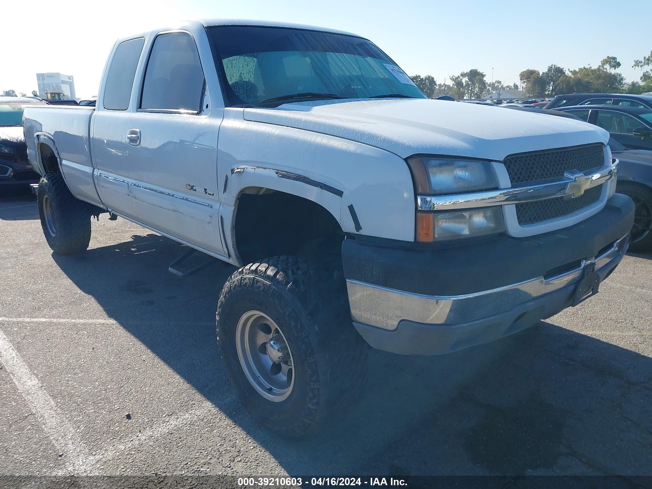 CHEVROLET SILVERADO 2003 1gchk29u33e122826