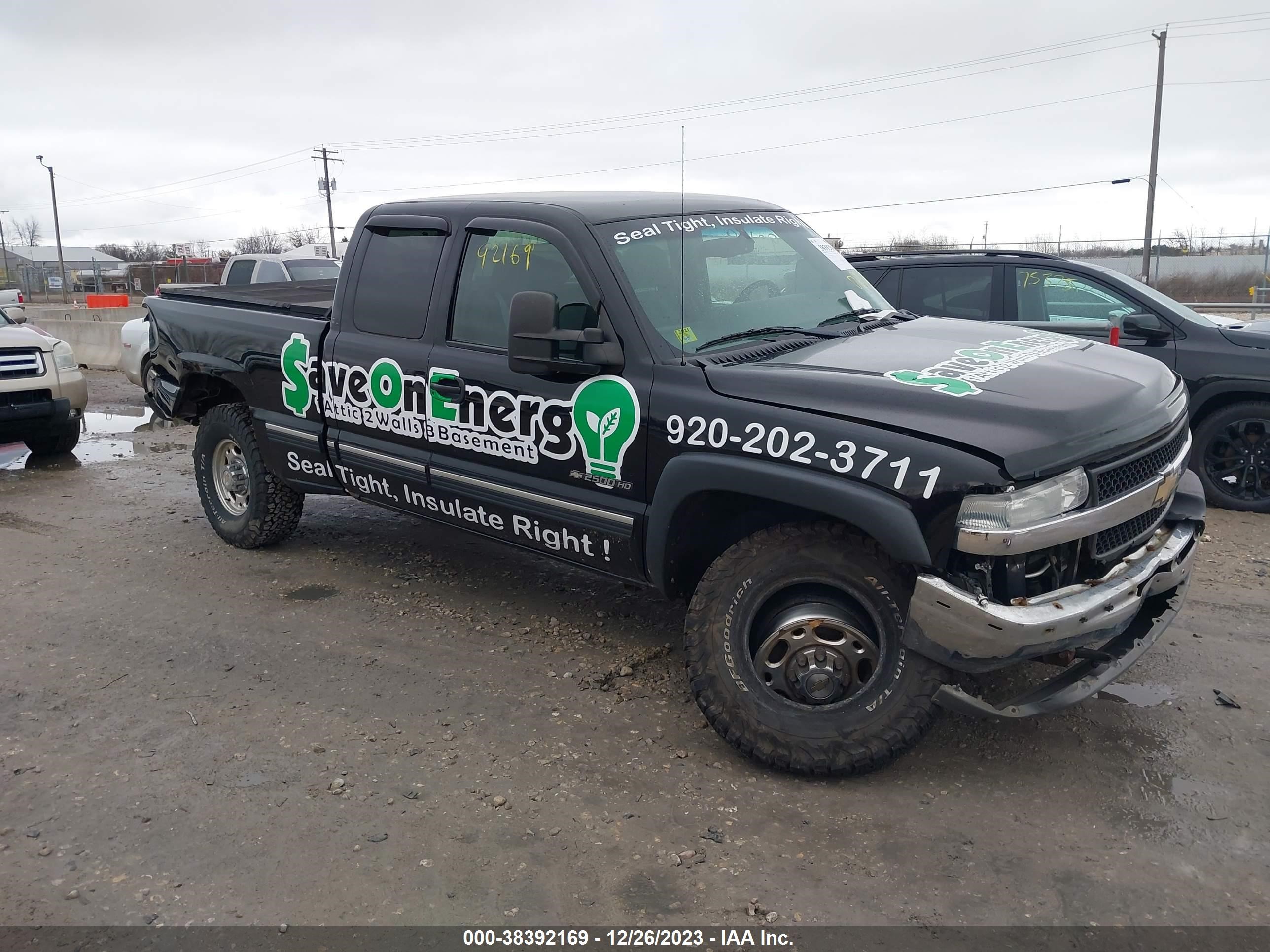 CHEVROLET SILVERADO 2002 1gchk29u42e296838