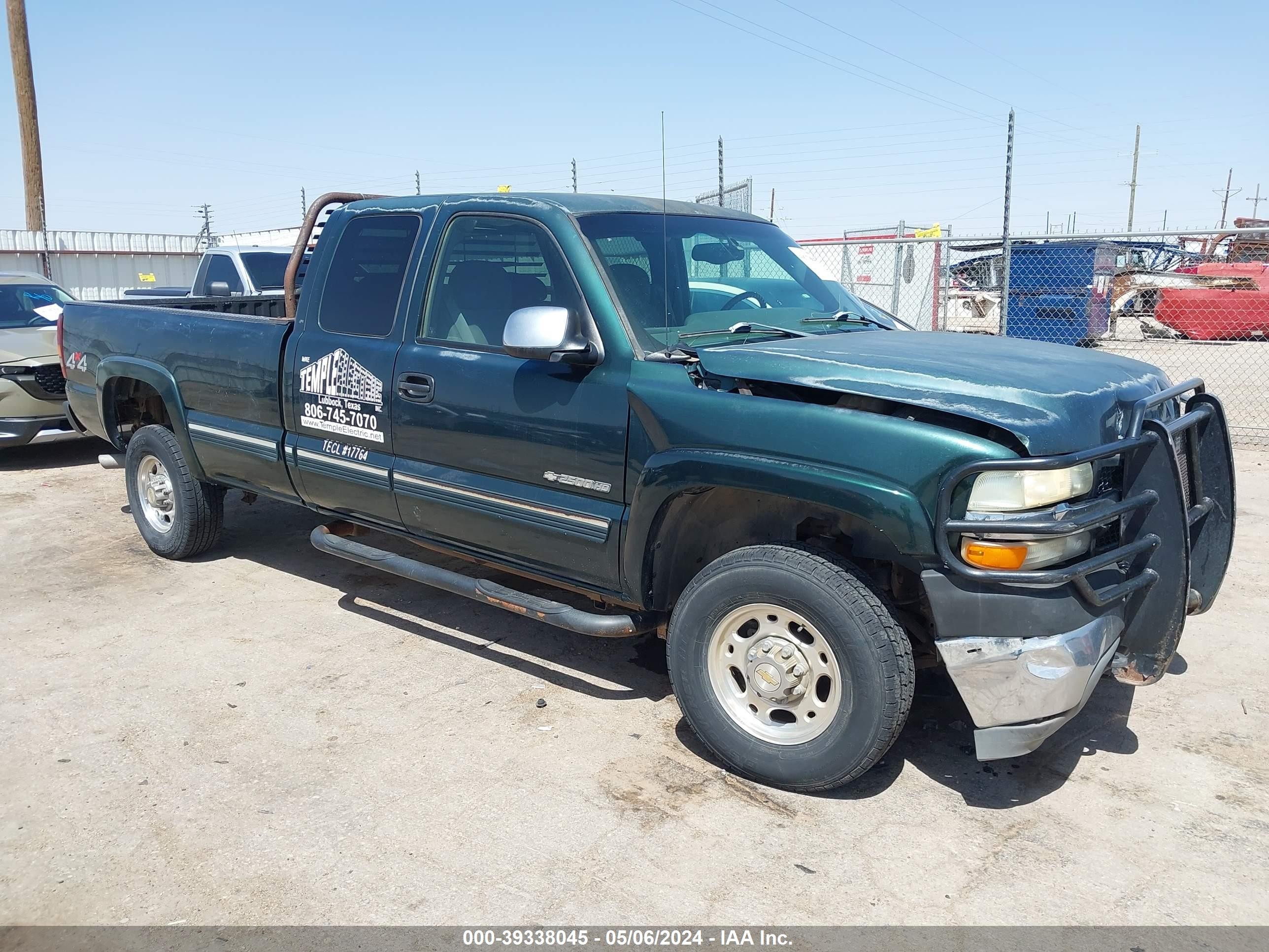 CHEVROLET SILVERADO 2002 1gchk29u62e258804