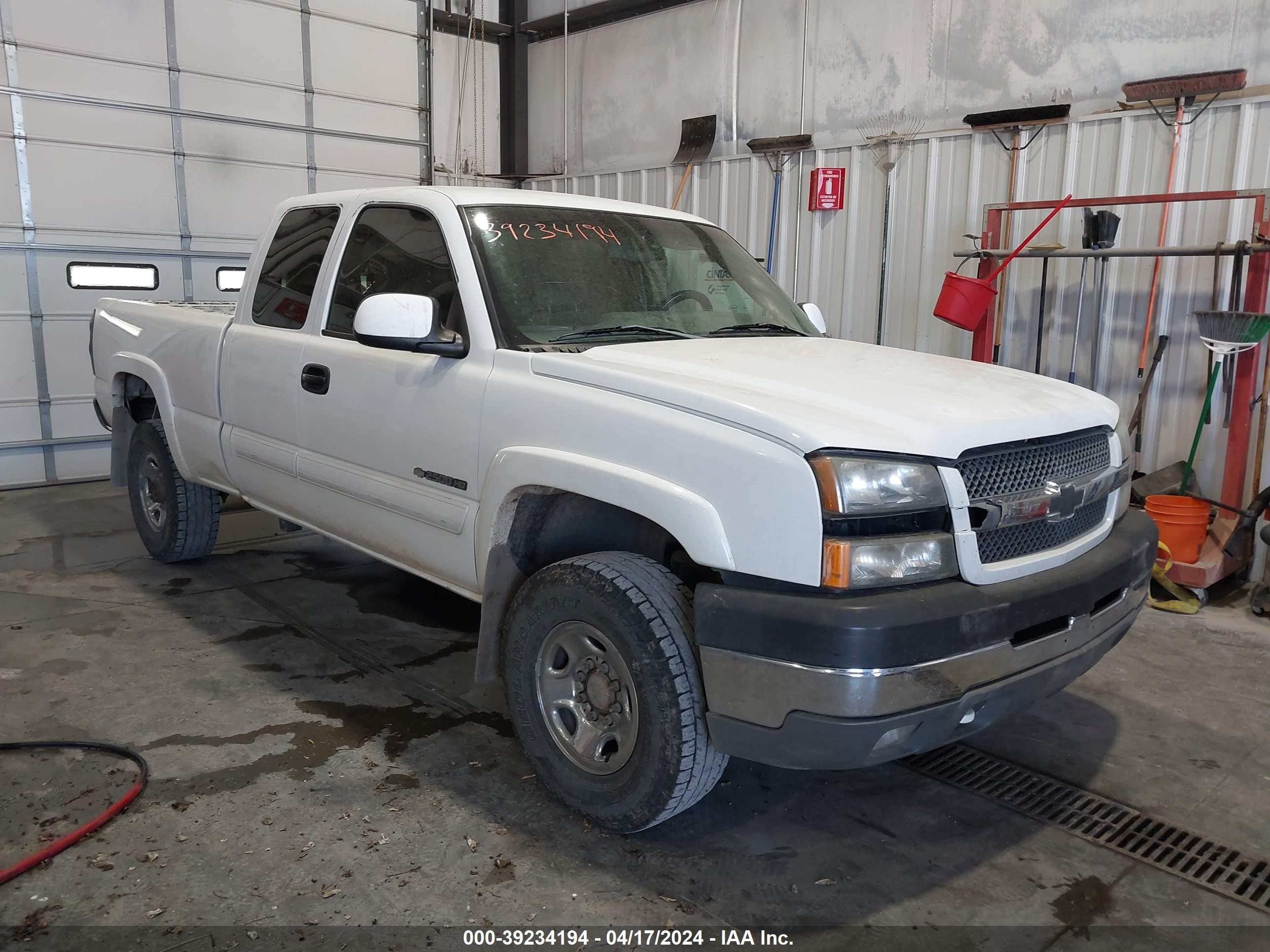 CHEVROLET SILVERADO 2003 1gchk29u63e206686