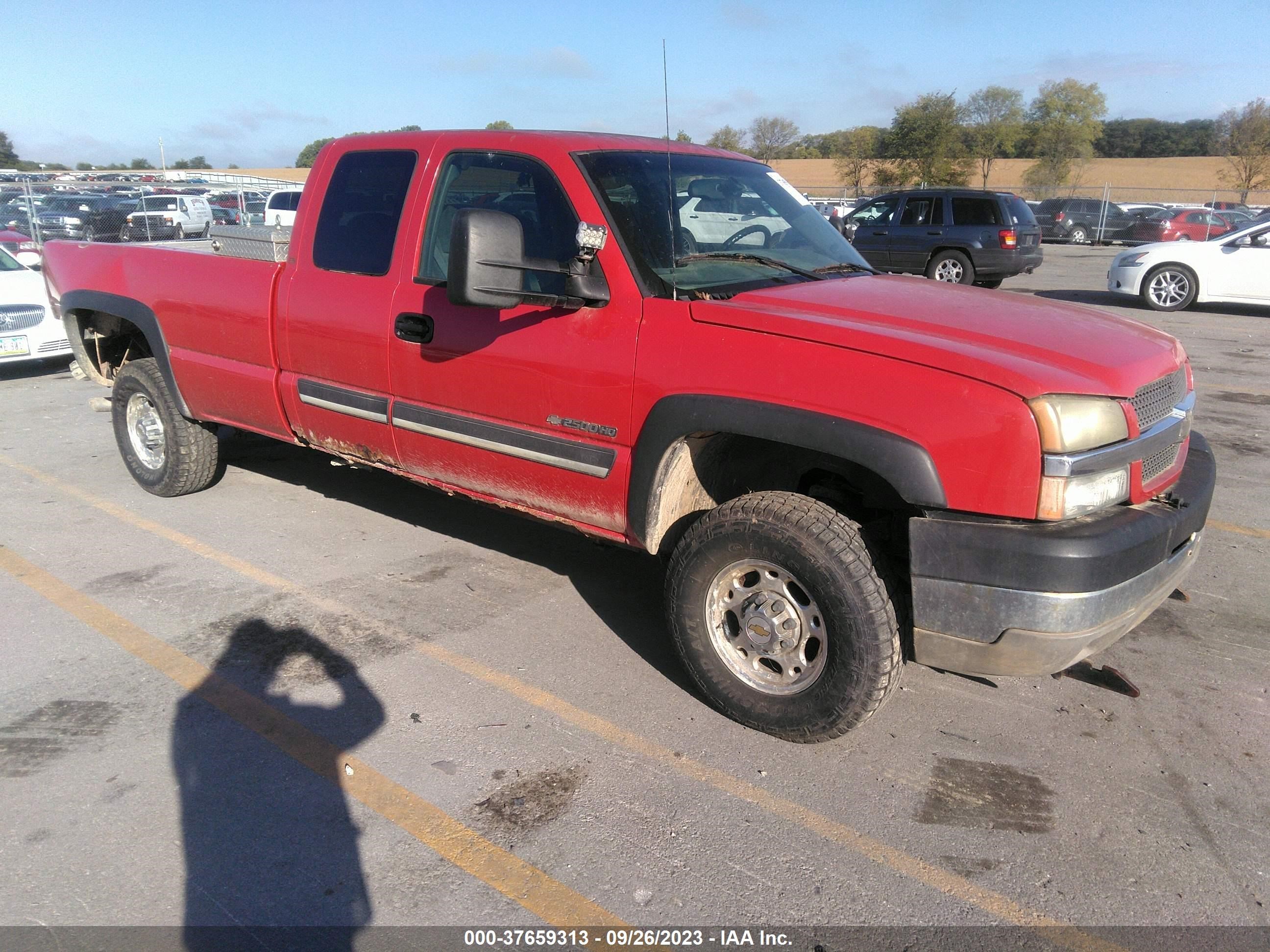 CHEVROLET SILVERADO 2003 1gchk29u73e340638