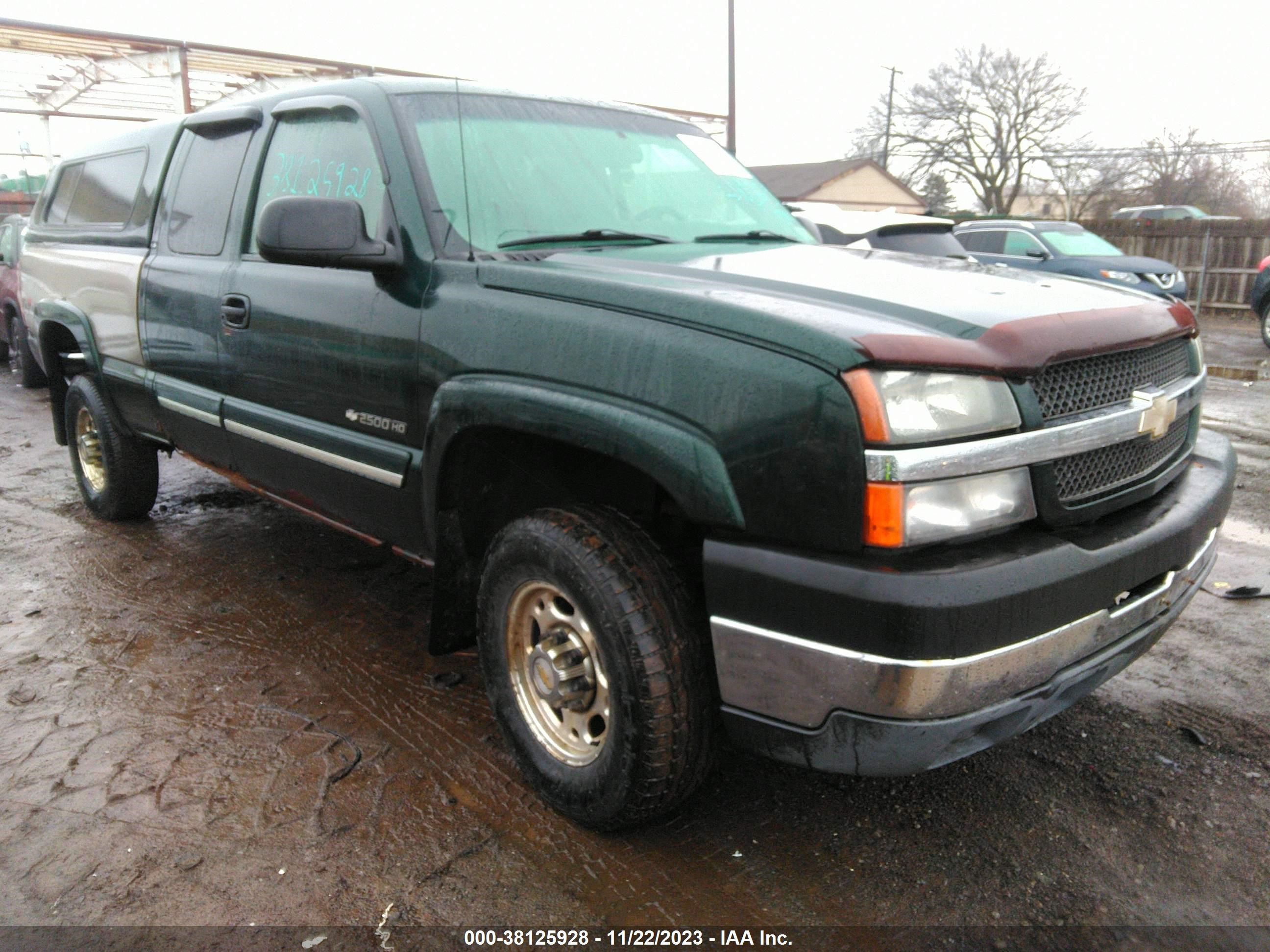 CHEVROLET SILVERADO 2003 1gchk29u73z211565