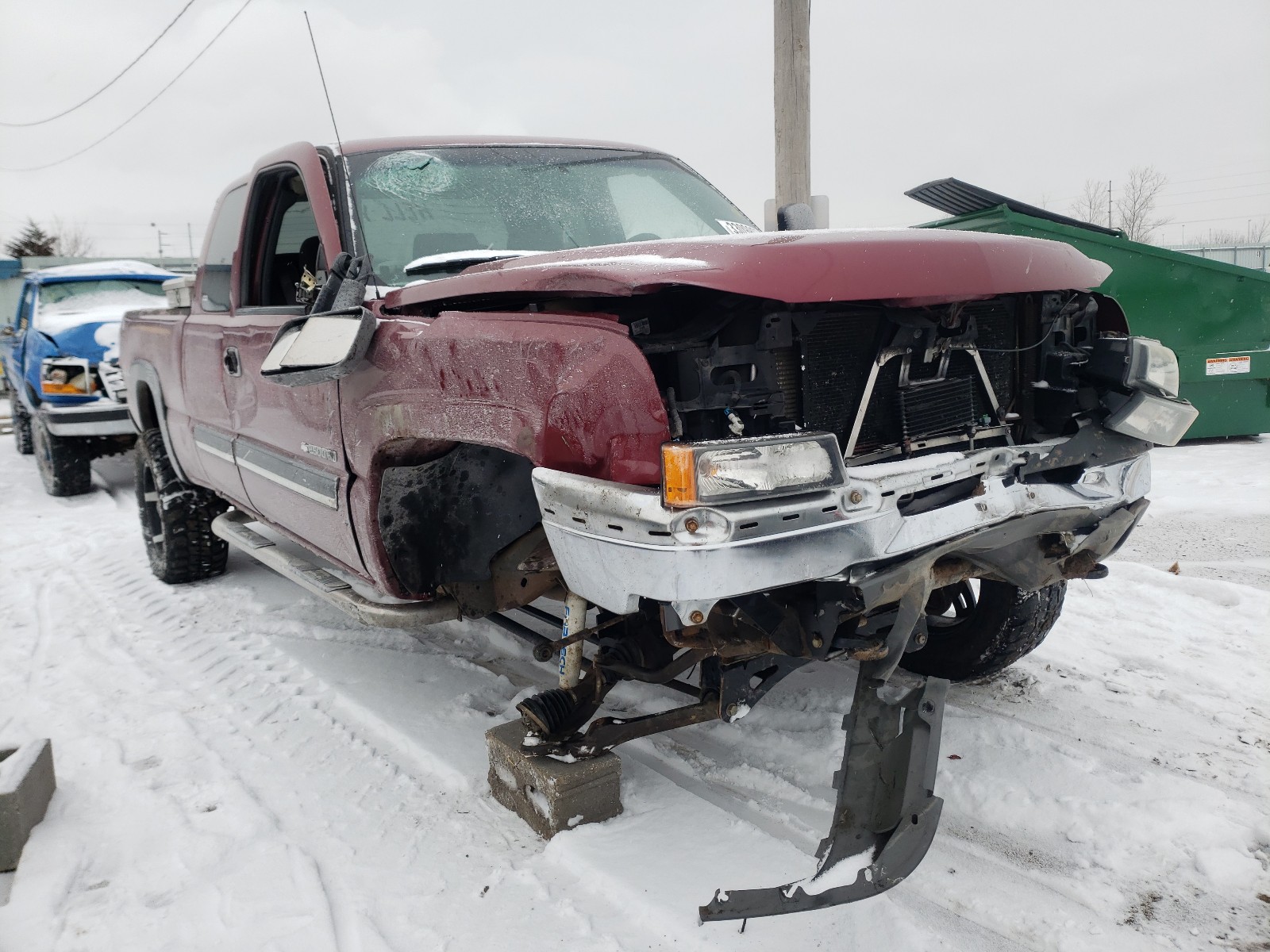 CHEVROLET SILVERADO 2005 1gchk29ux5e207021