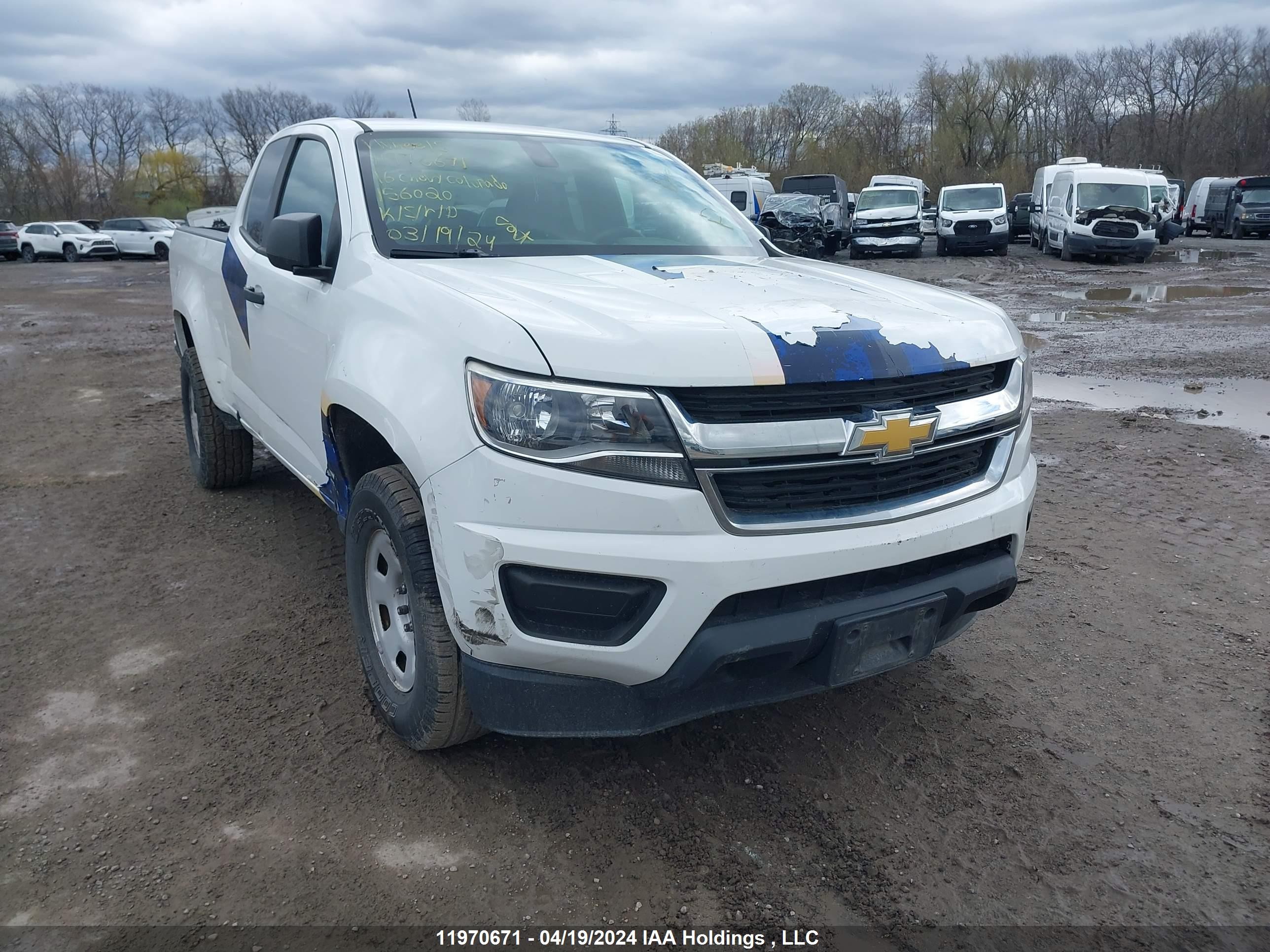 CHEVROLET COLORADO 2016 1gchsbea7g1156020