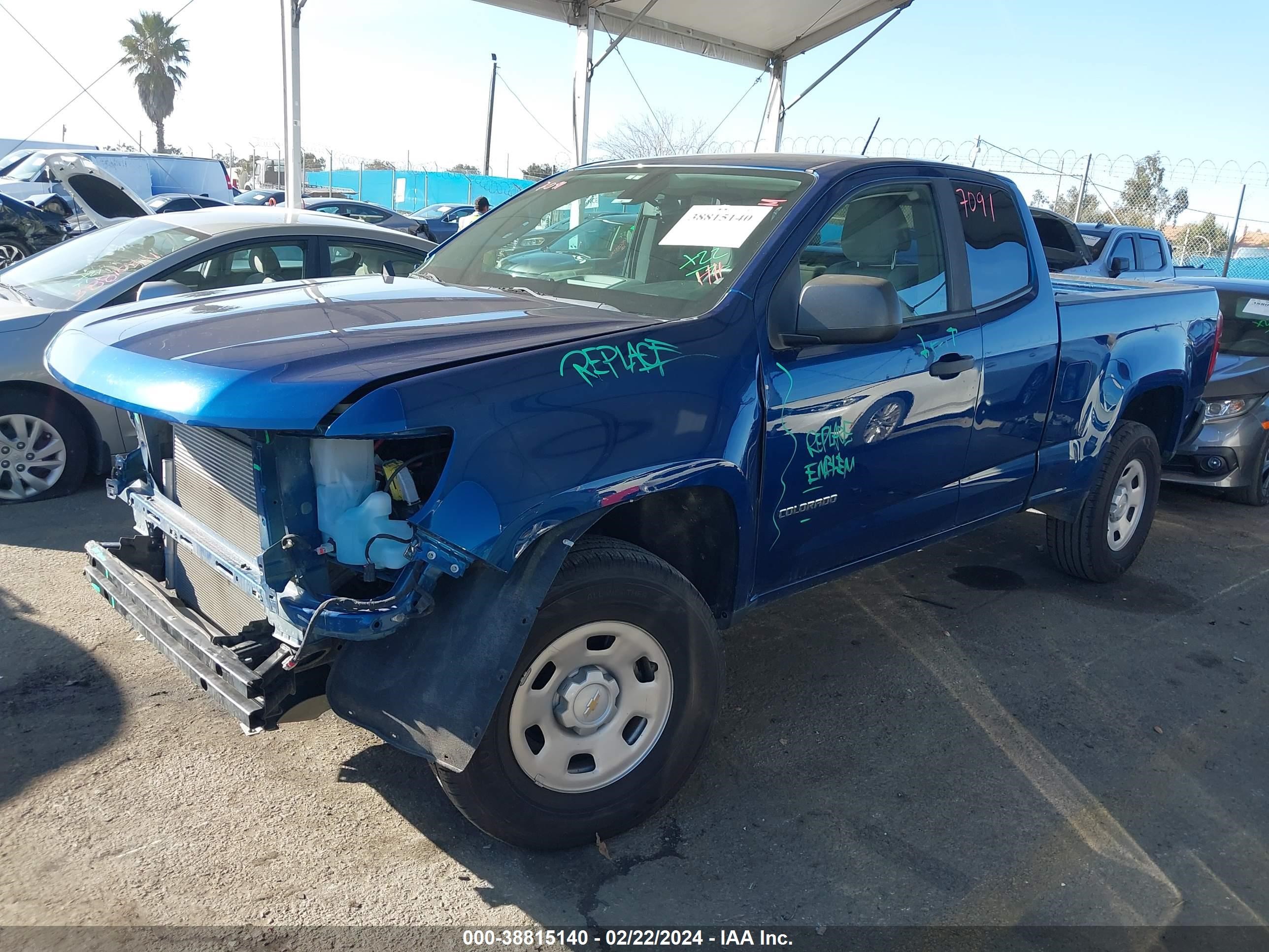 CHEVROLET COLORADO 2019 1gchsbea9k1223368