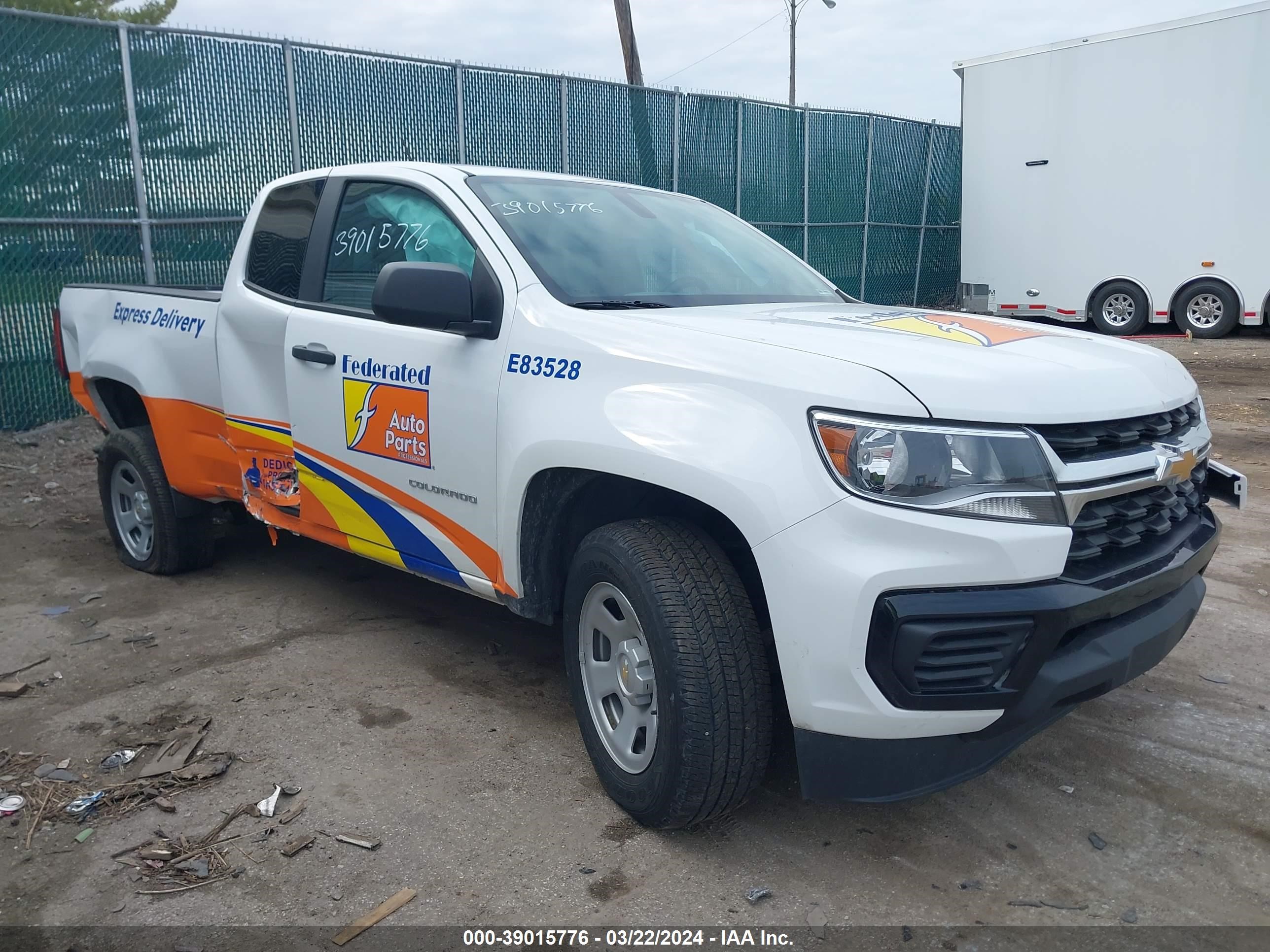 CHEVROLET COLORADO 2022 1gchsbea9n1125686