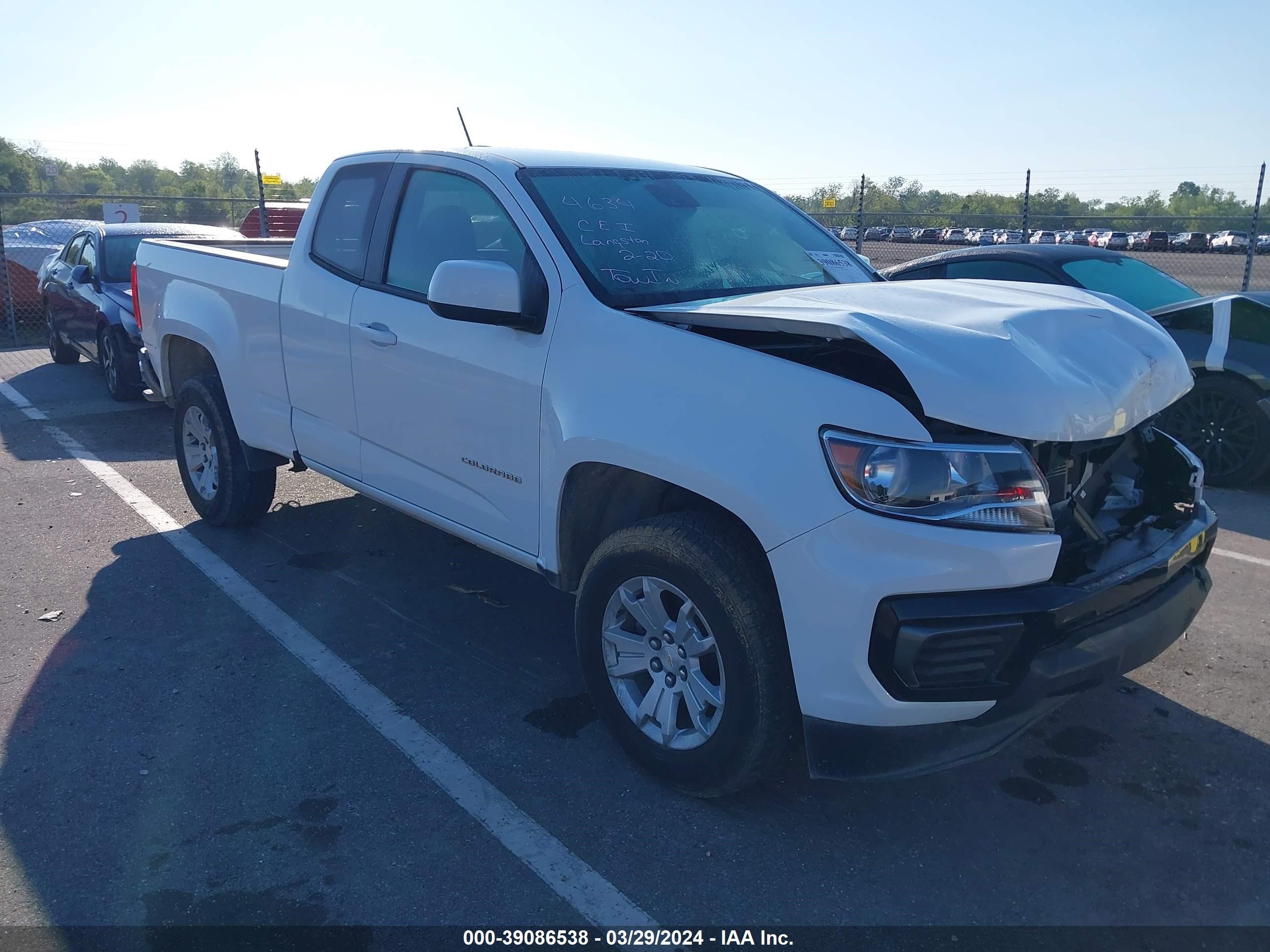 CHEVROLET COLORADO 2021 1gchscea4m1202307