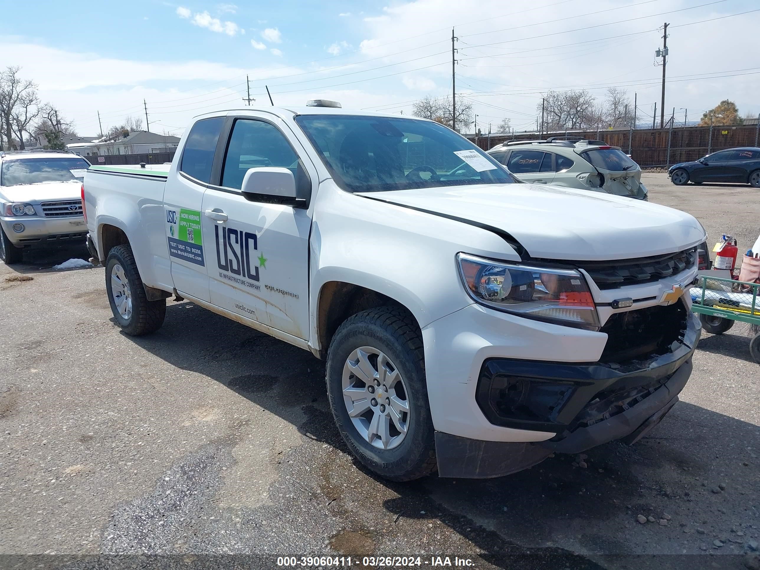 CHEVROLET COLORADO 2021 1gchscea7m1223071