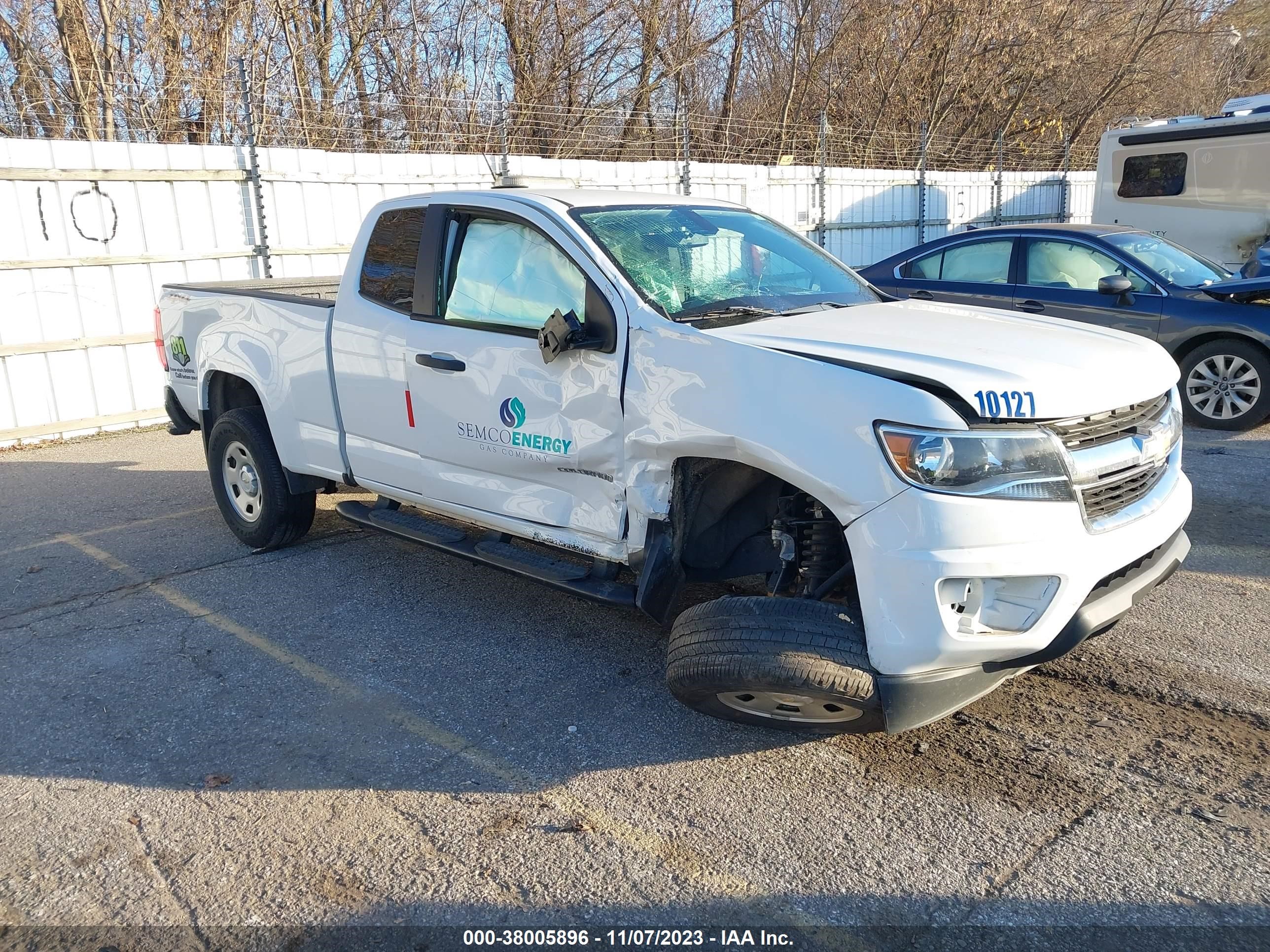 CHEVROLET COLORADO 2019 1gchtben6k1124491