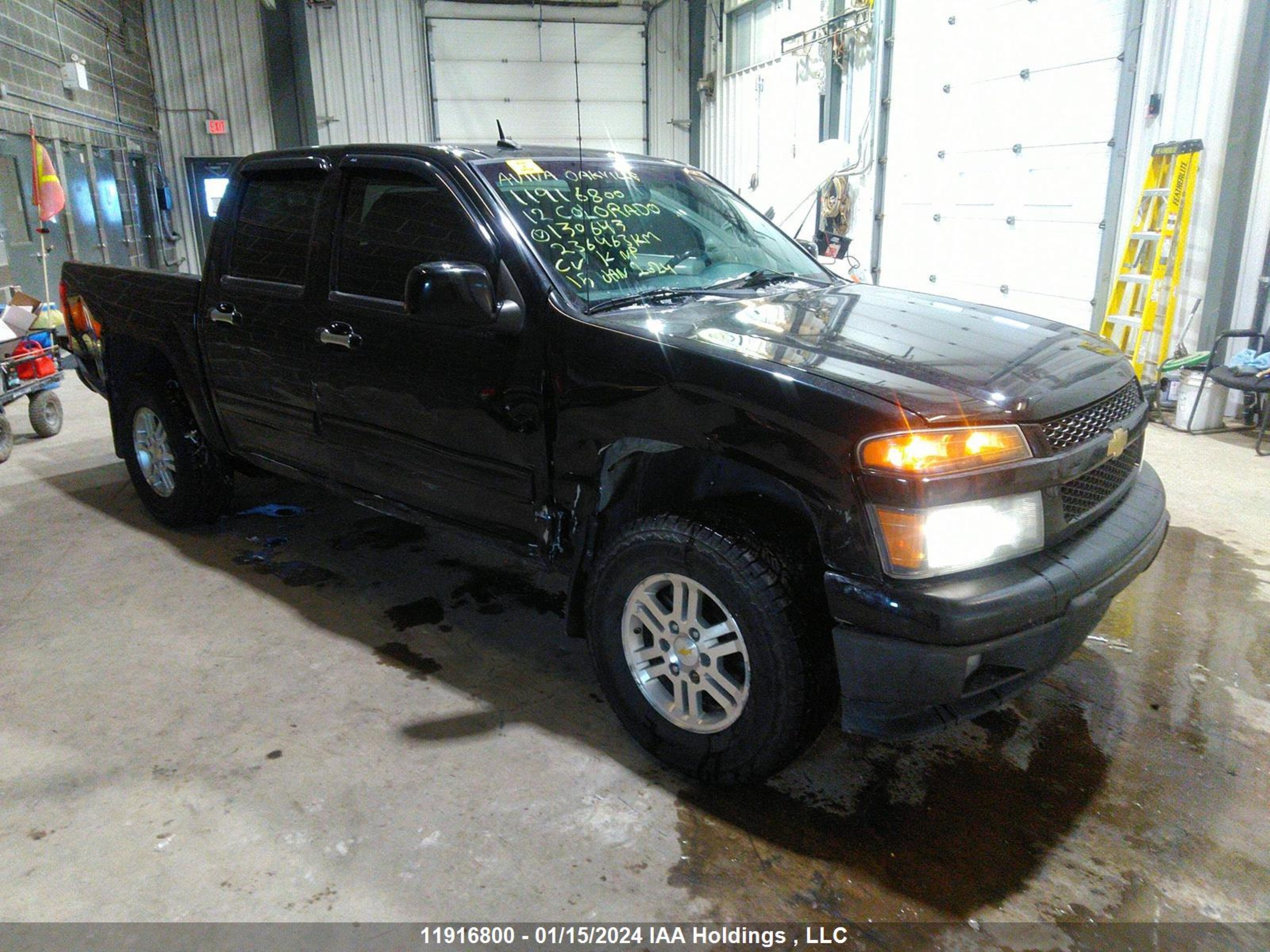 CHEVROLET COLORADO 2012 1gchtdfe7c8130643