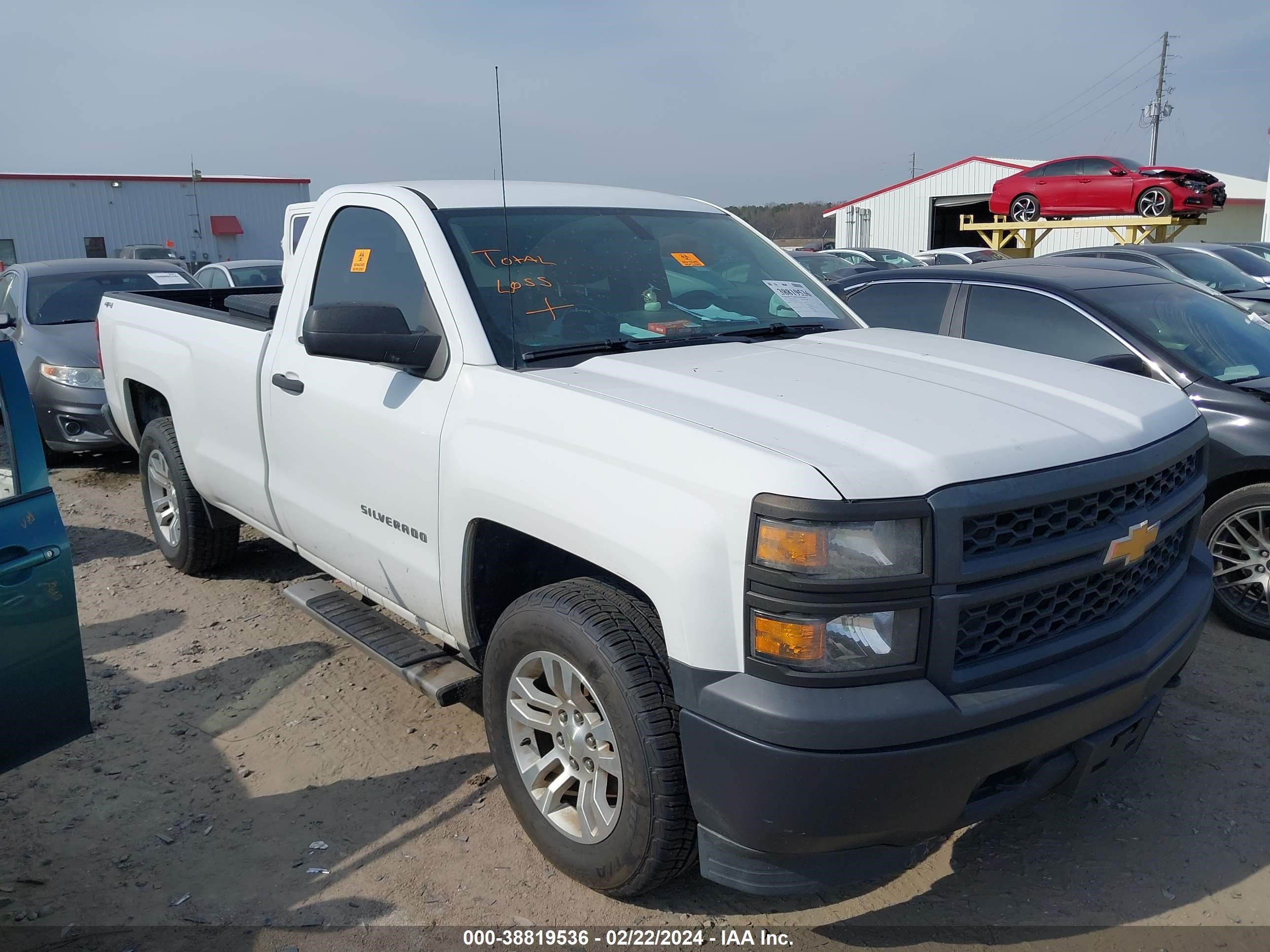 CHEVROLET SILVERADO 2014 1gcnkpec4ez302647