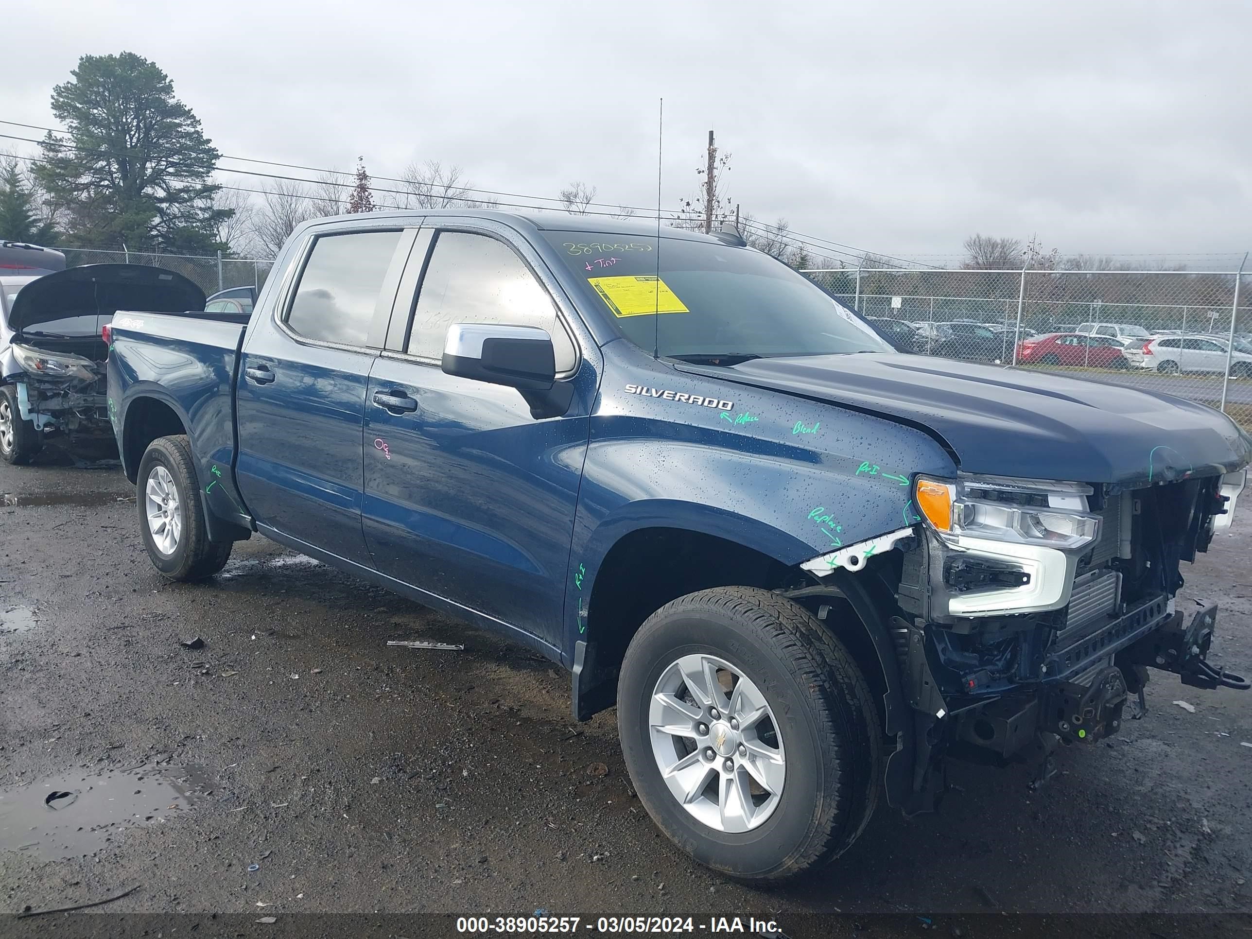 CHEVROLET SILVERADO 2023 1gcpddek6pz163357