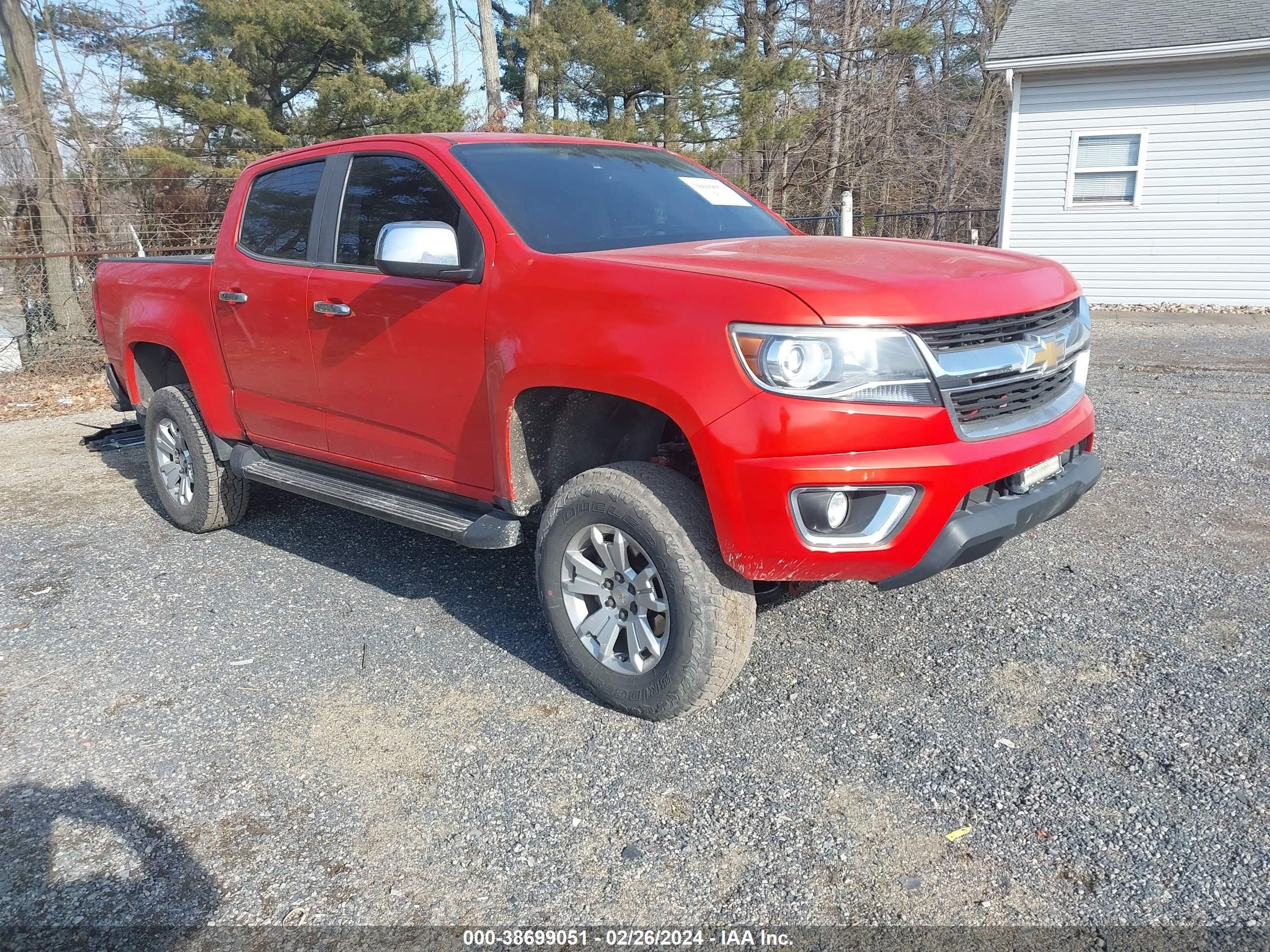 CHEVROLET COLORADO 2016 1gcptce12g1355443