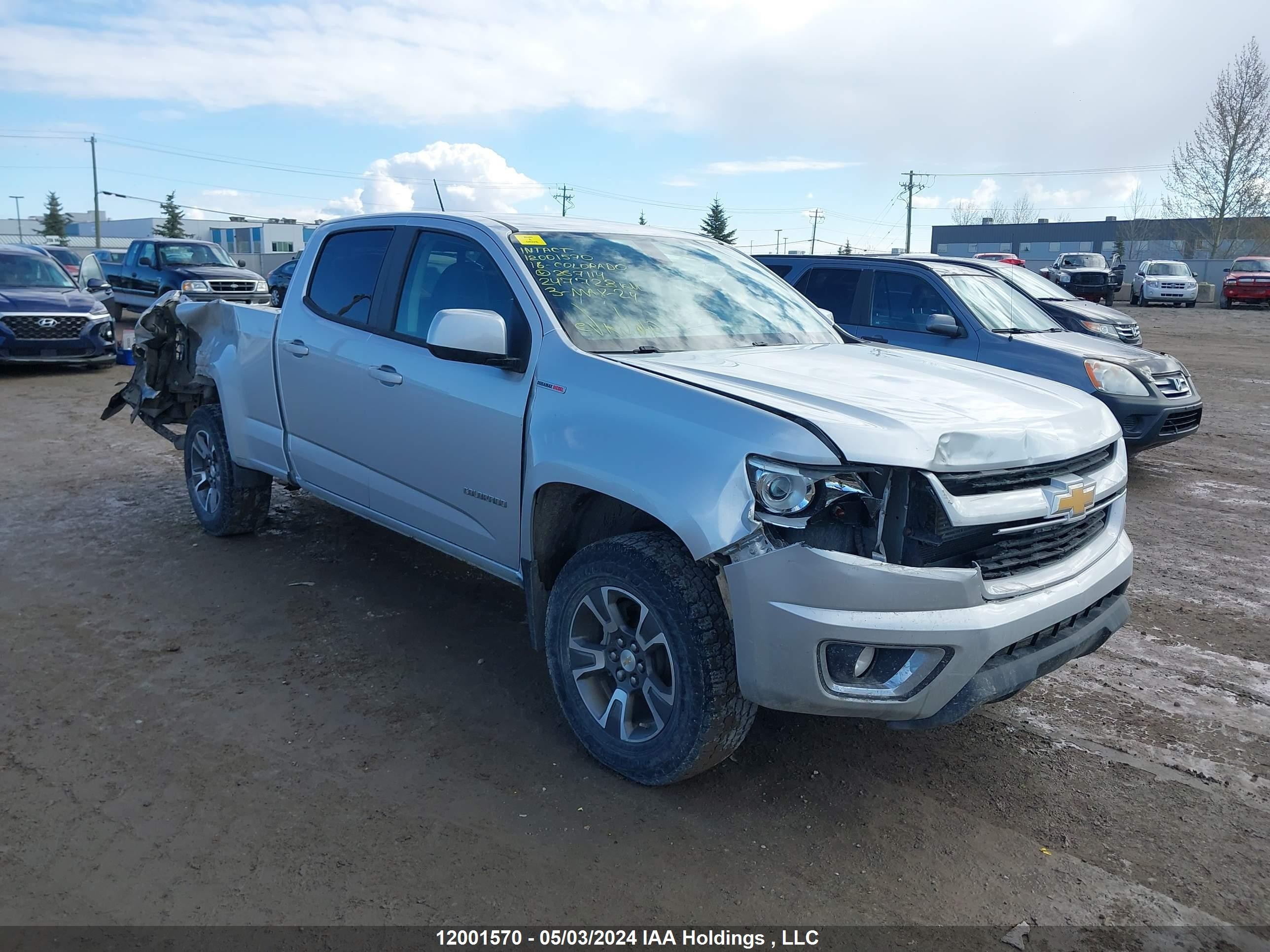 CHEVROLET COLORADO 2016 1gcptde16g1267114