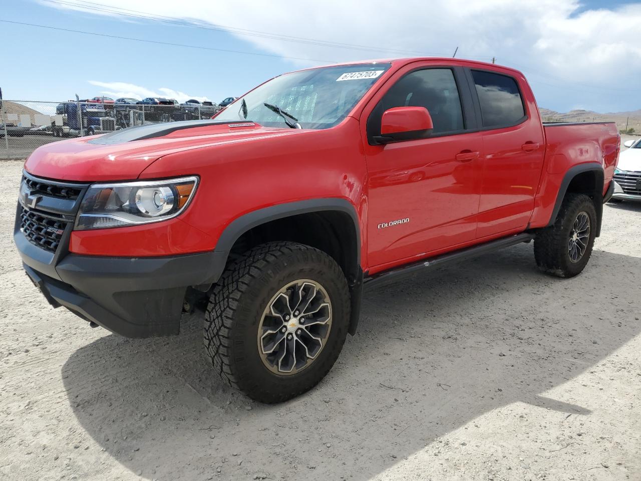 CHEVROLET COLORADO 2019 1gcptee12k1254455