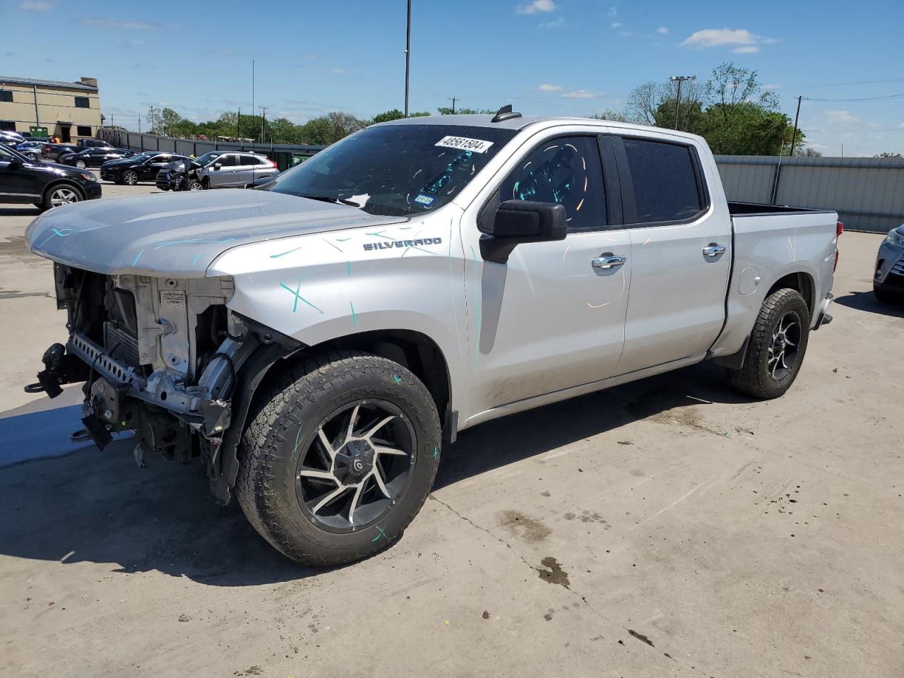 CHEVROLET SILVERADO 2021 1gcpwbek4mz119223