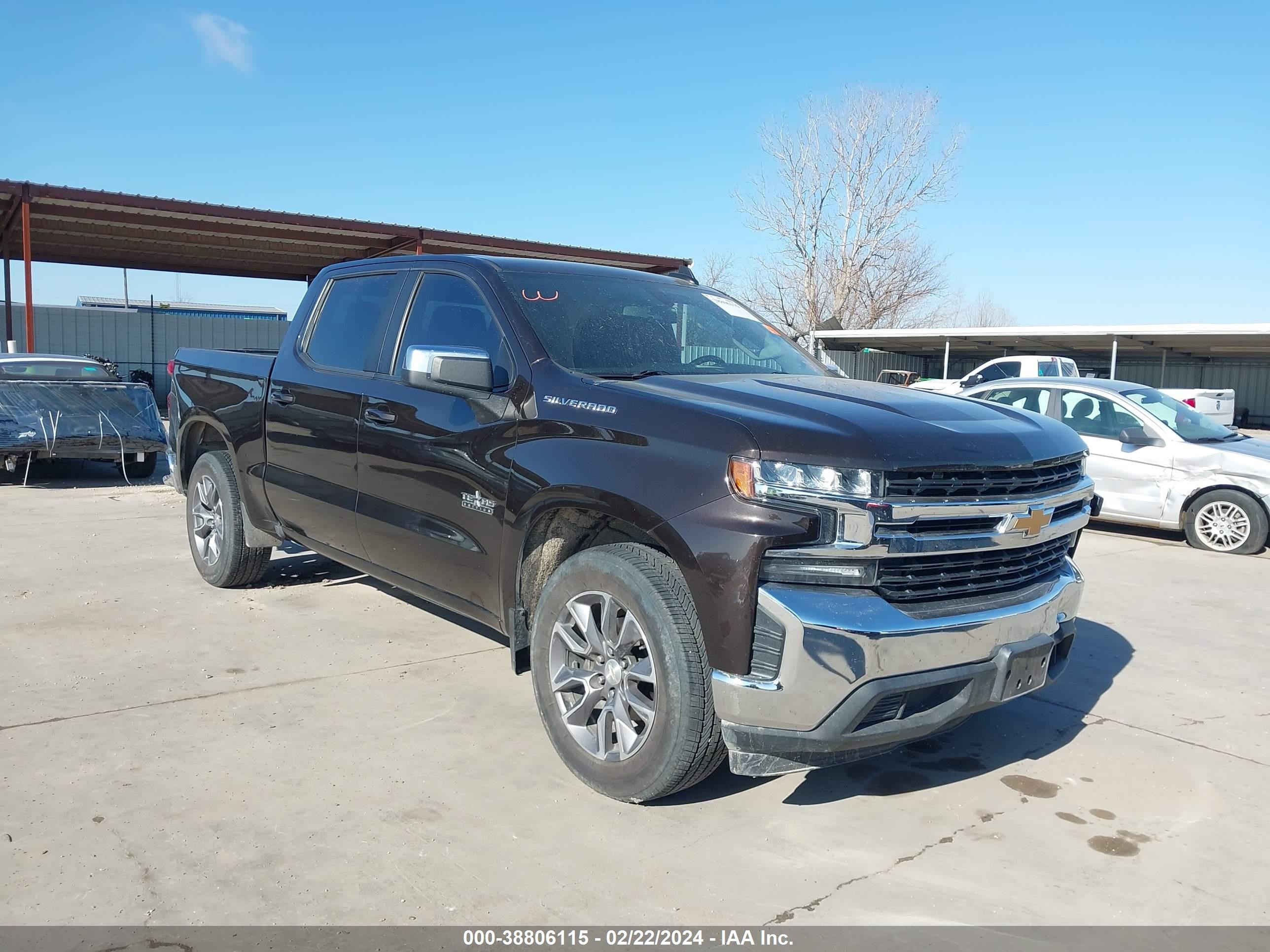 CHEVROLET SILVERADO 2019 1gcpwced7kz137607