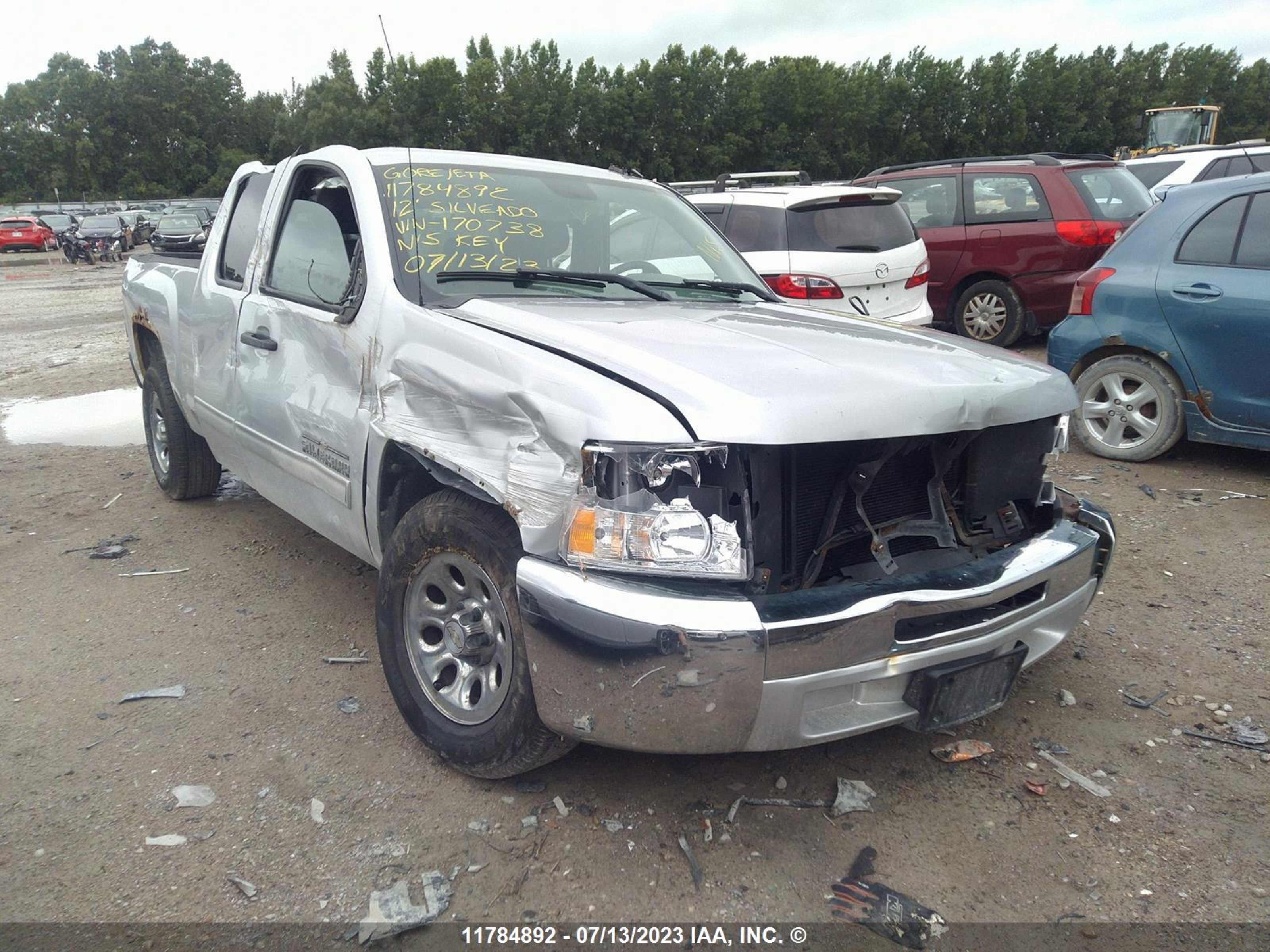 CHEVROLET SILVERADO 2012 1gcrcrea6cz170738