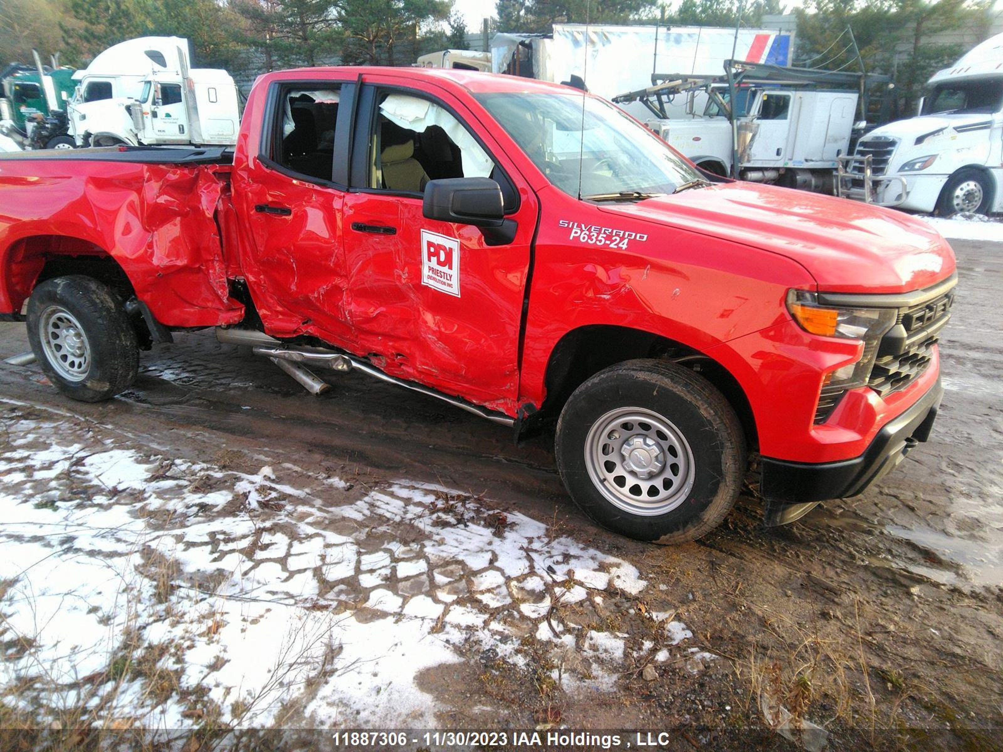 CHEVROLET SILVERADO 2024 1gcrdaek7rz107597