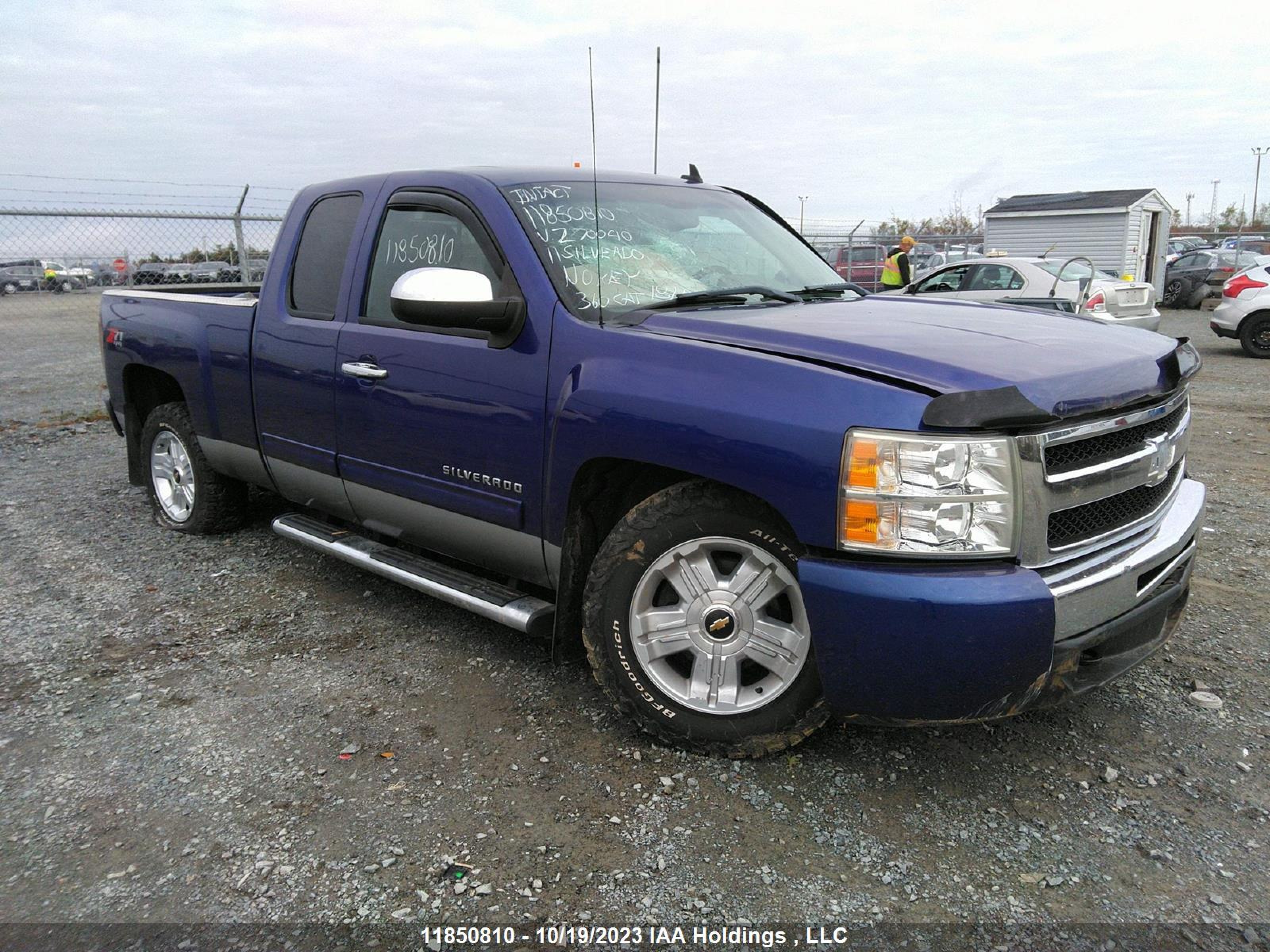 CHEVROLET SILVERADO 2011 1gcrkse37bz227040