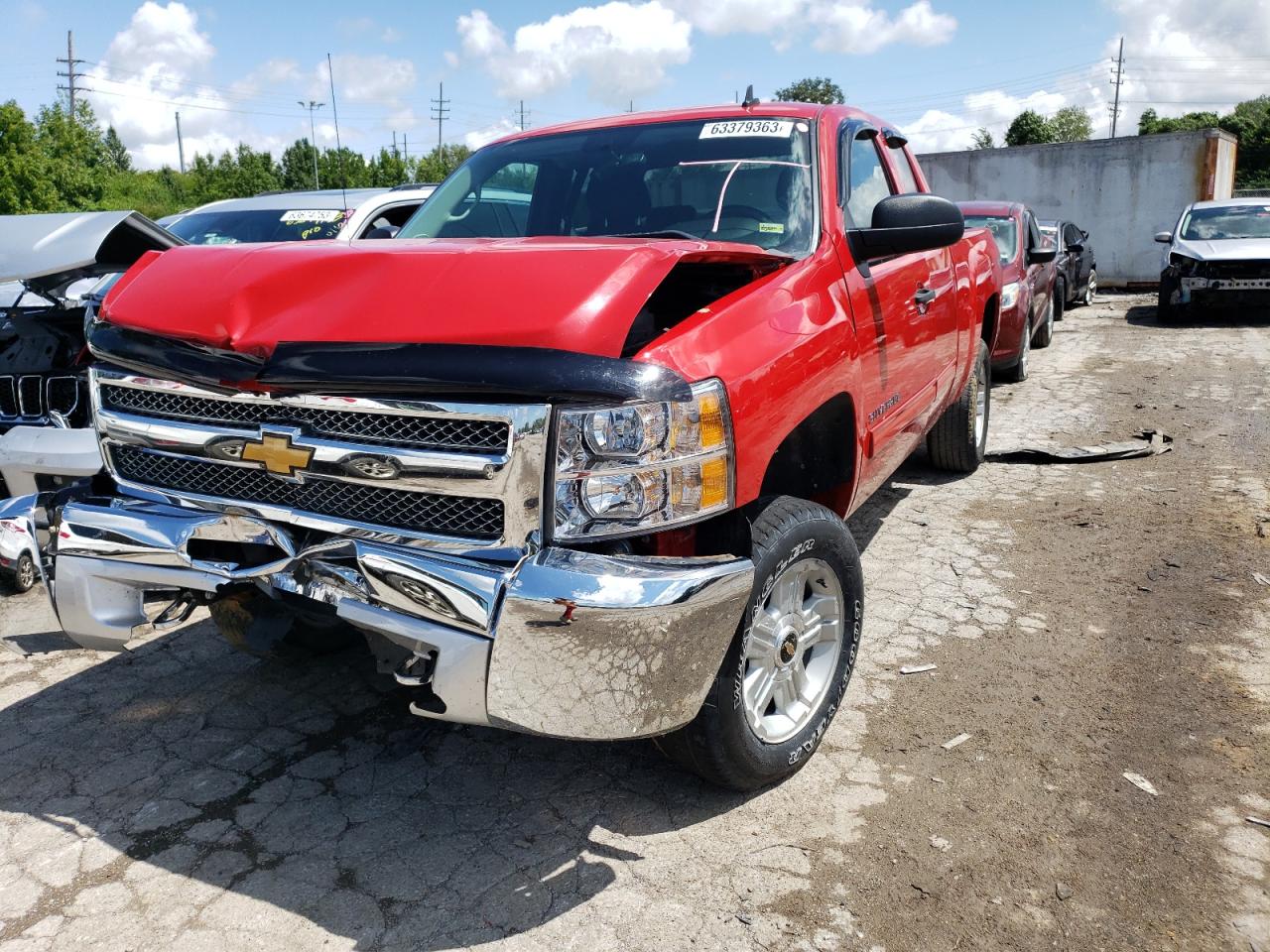 CHEVROLET SILVERADO 2012 1gcrkse70cz327694