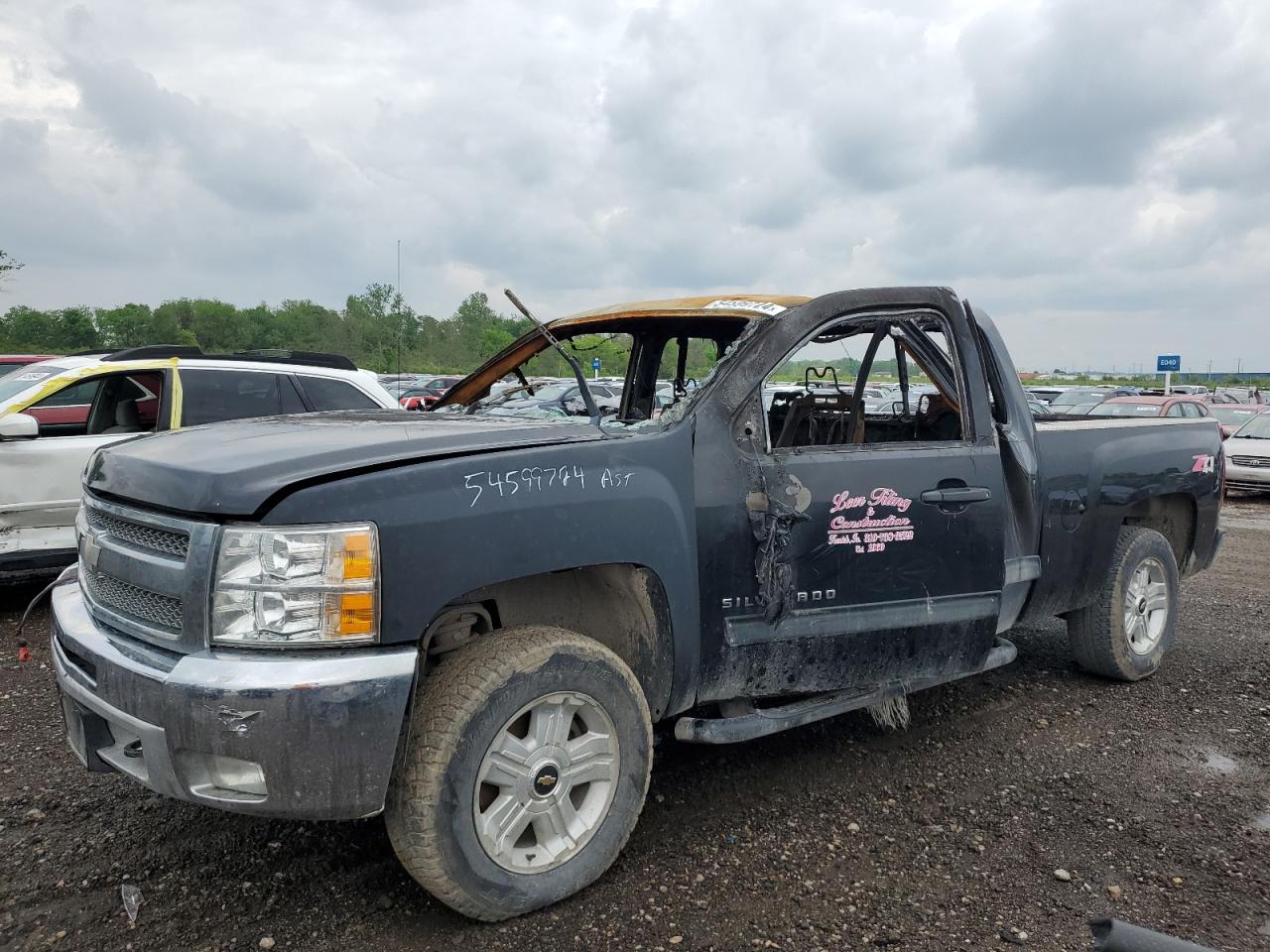 CHEVROLET SILVERADO 2012 1gcrkse77cz229665