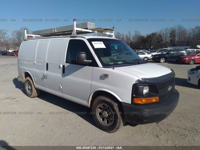 CHEVROLET EXPRESS CARGO VAN 2011 1gcsgafx4b1111372