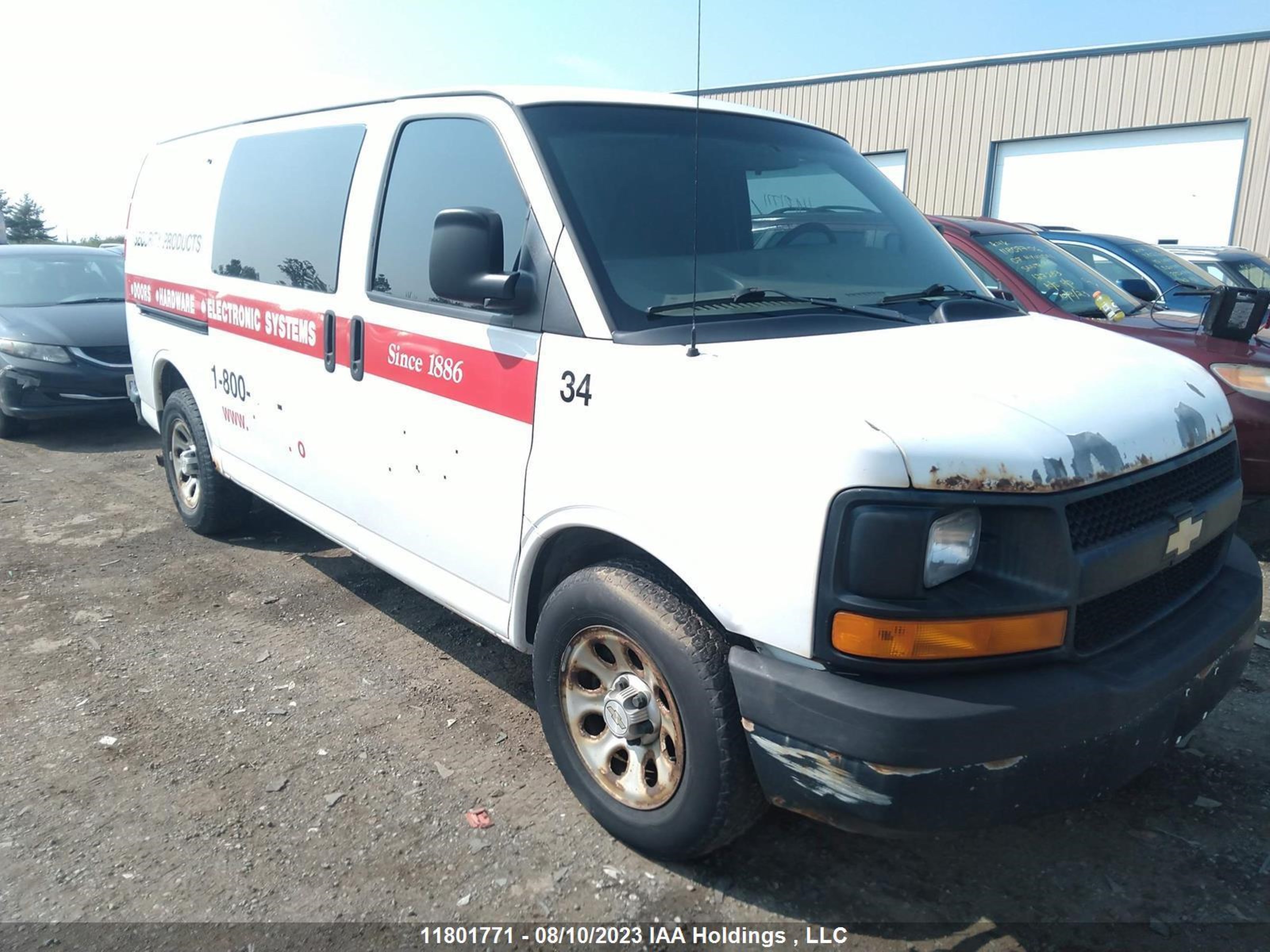 CHEVROLET EXPRESS 2011 1gcsgafx9b1120200