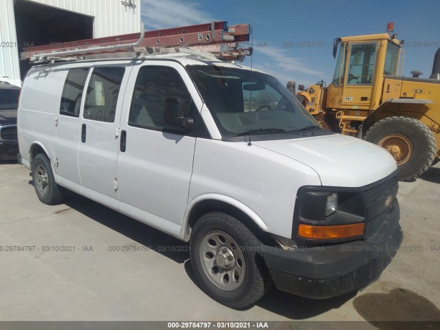 CHEVROLET EXPRESS CARGO VAN 2013 1gcsgafxxd1117356