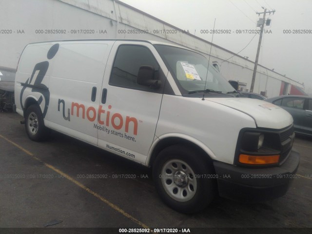 CHEVROLET EXPRESS CARGO VAN 2013 1gcsgafxxd1148087