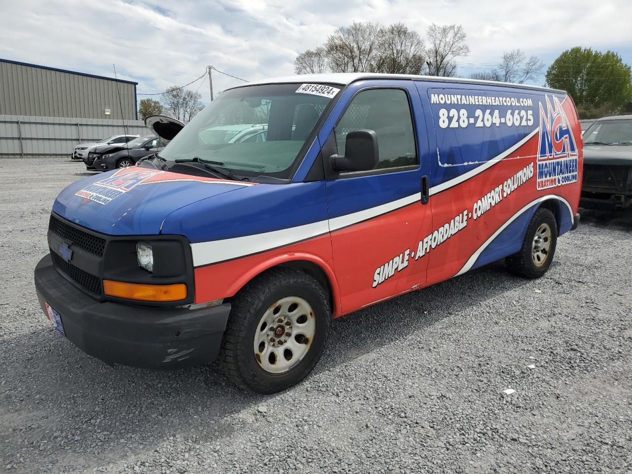 CHEVROLET EXPRESS 2013 1gcshaf41d1178971