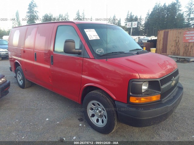 CHEVROLET EXPRESS CARGO VAN 2010 1gcugad42a1123391