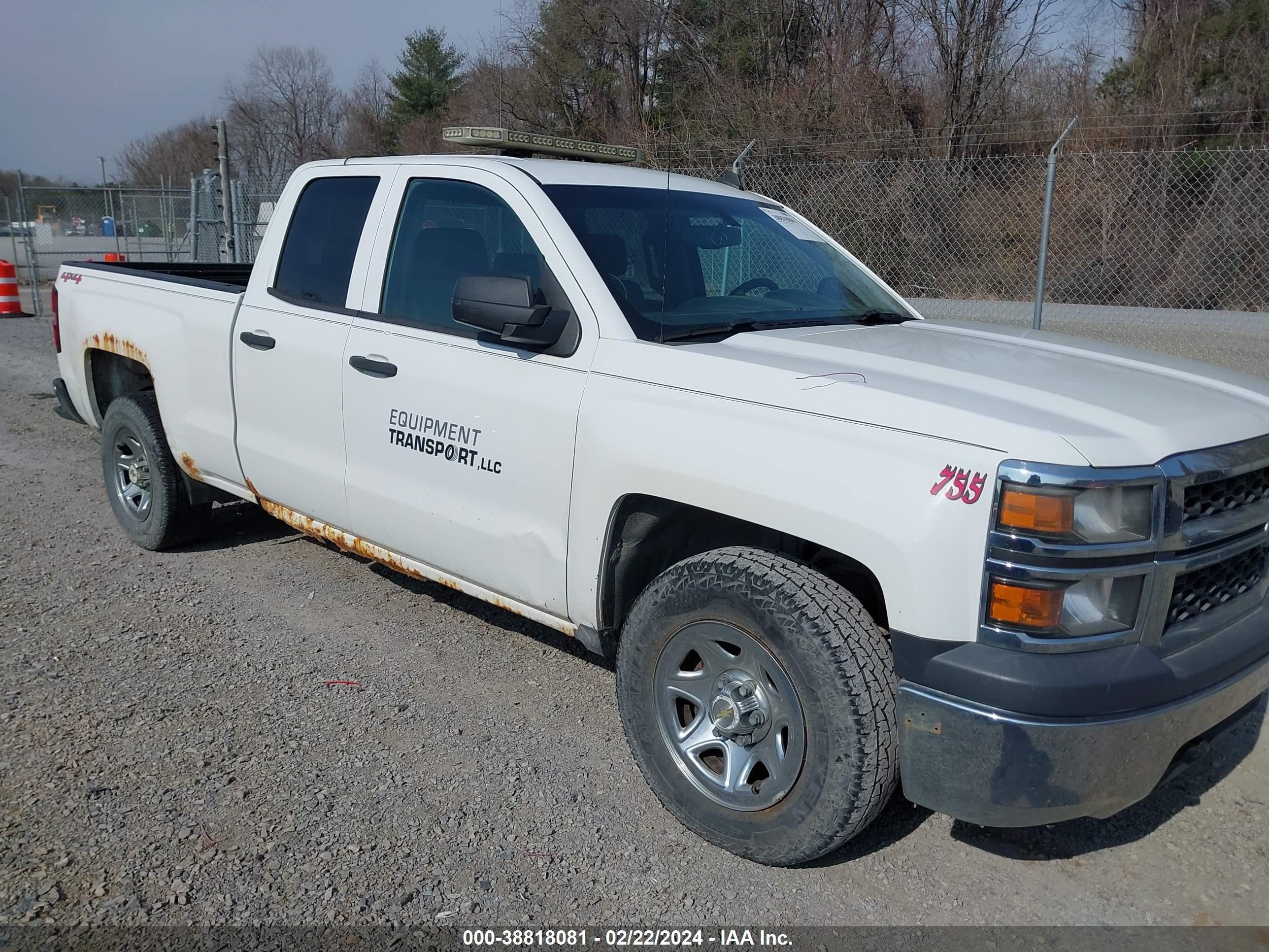 CHEVROLET SILVERADO 2014 1gcvkpehxez153401