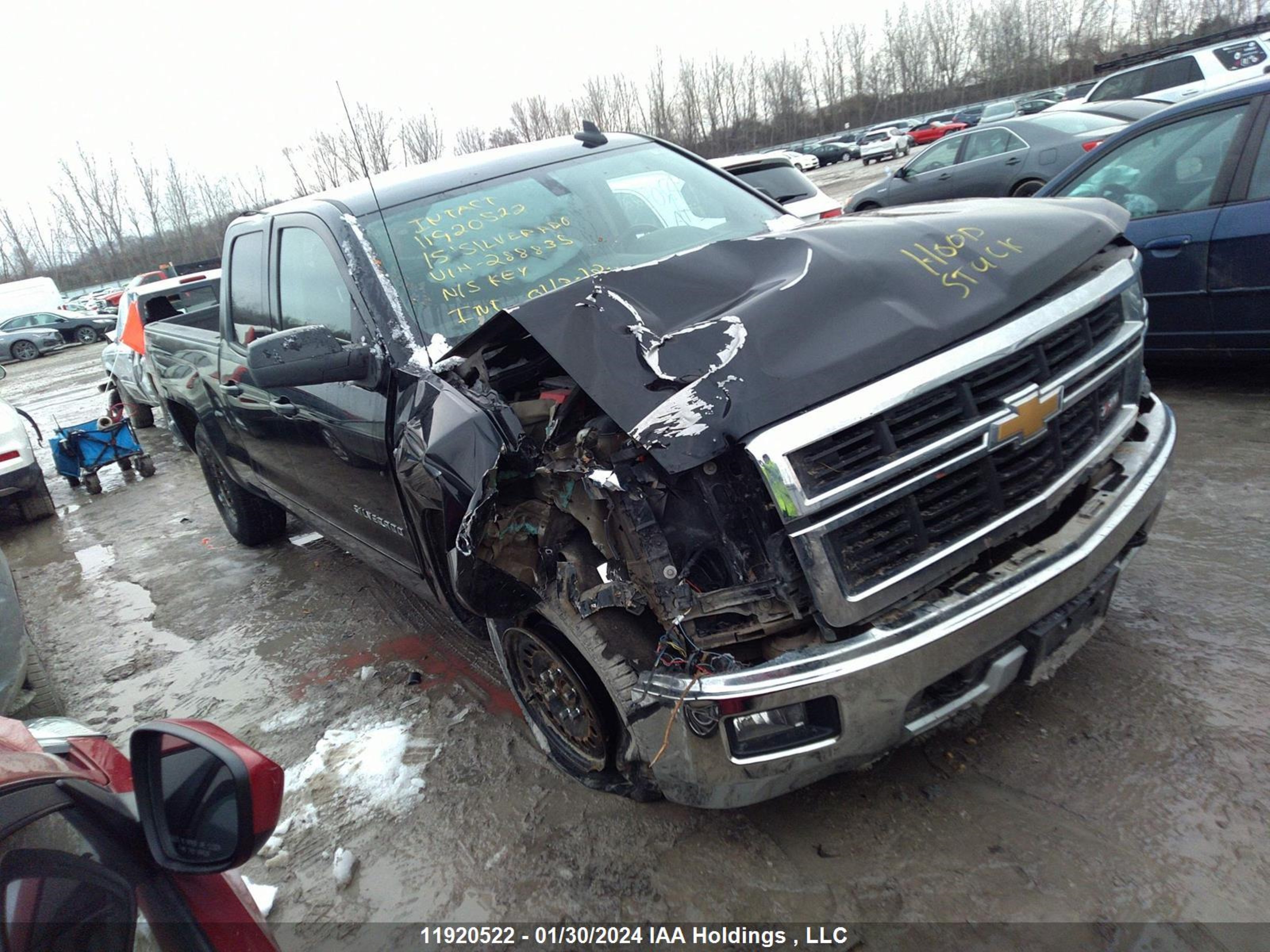 CHEVROLET SILVERADO 2015 1gcvkrec3fz288835