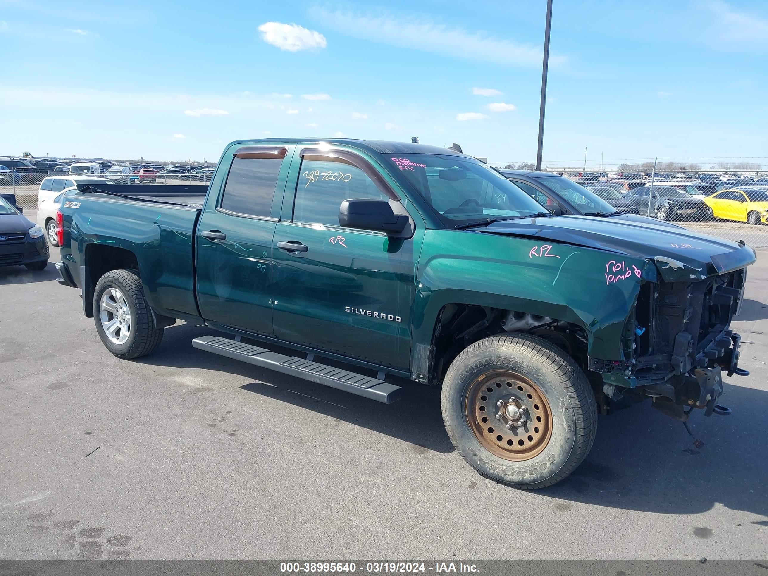 CHEVROLET SILVERADO 2014 1gcvkrec9ez323215